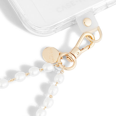 Kate Spade Phone Wristlet Charm Sea Pearl
