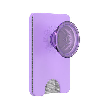 PopSockets PopWallet+ For MagSafe Round with Adapter Ring Lavender