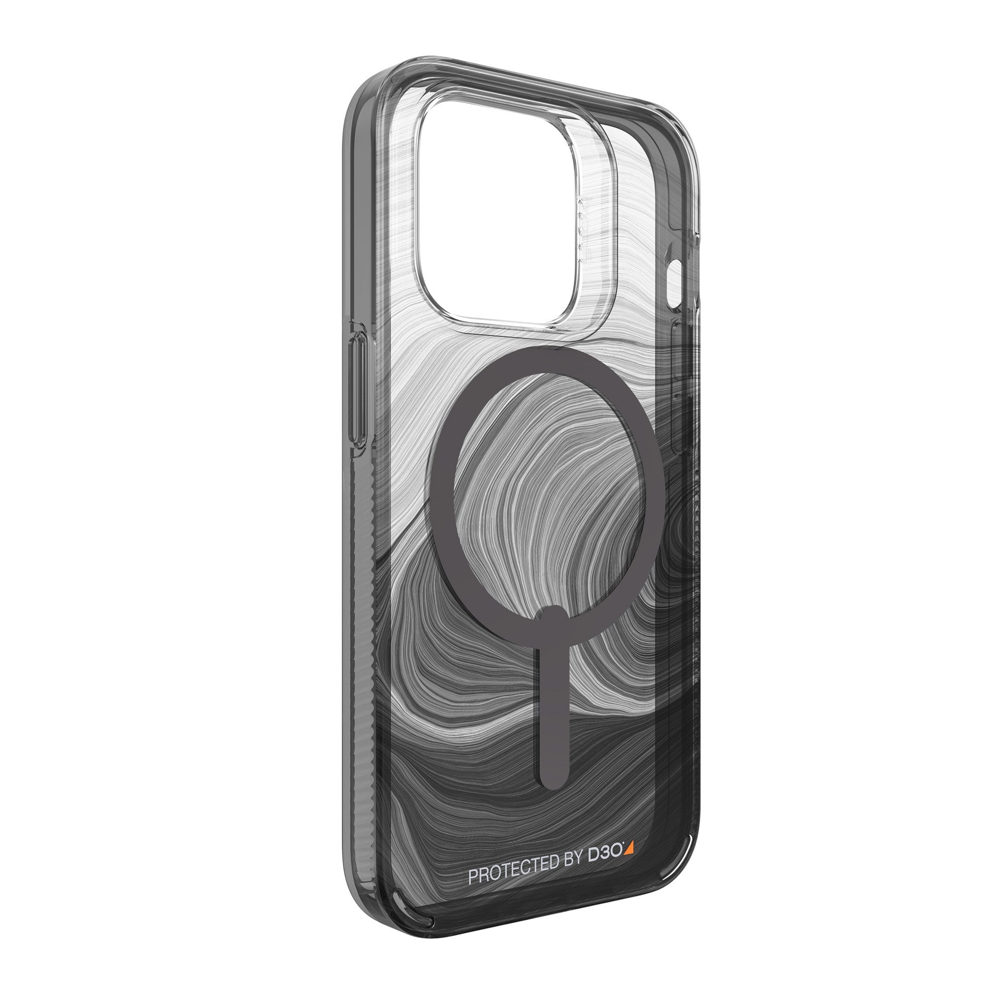 iPhone 14 Pro Gear4 D3O Milan Snap Case - Black Swirl - 15-10109