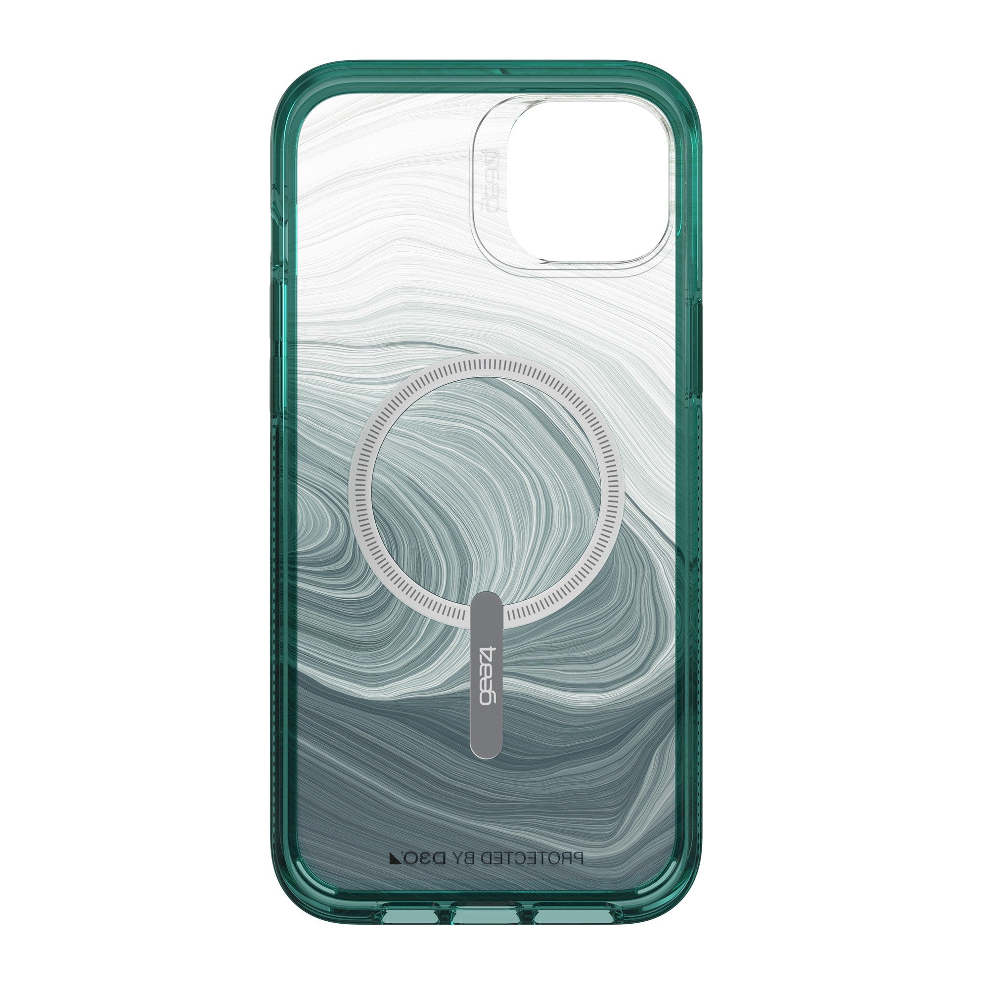 iPhone 15 Plus/14 Plus Gear4 D3O Milan Snap Case - Green Swirl - 15-10127