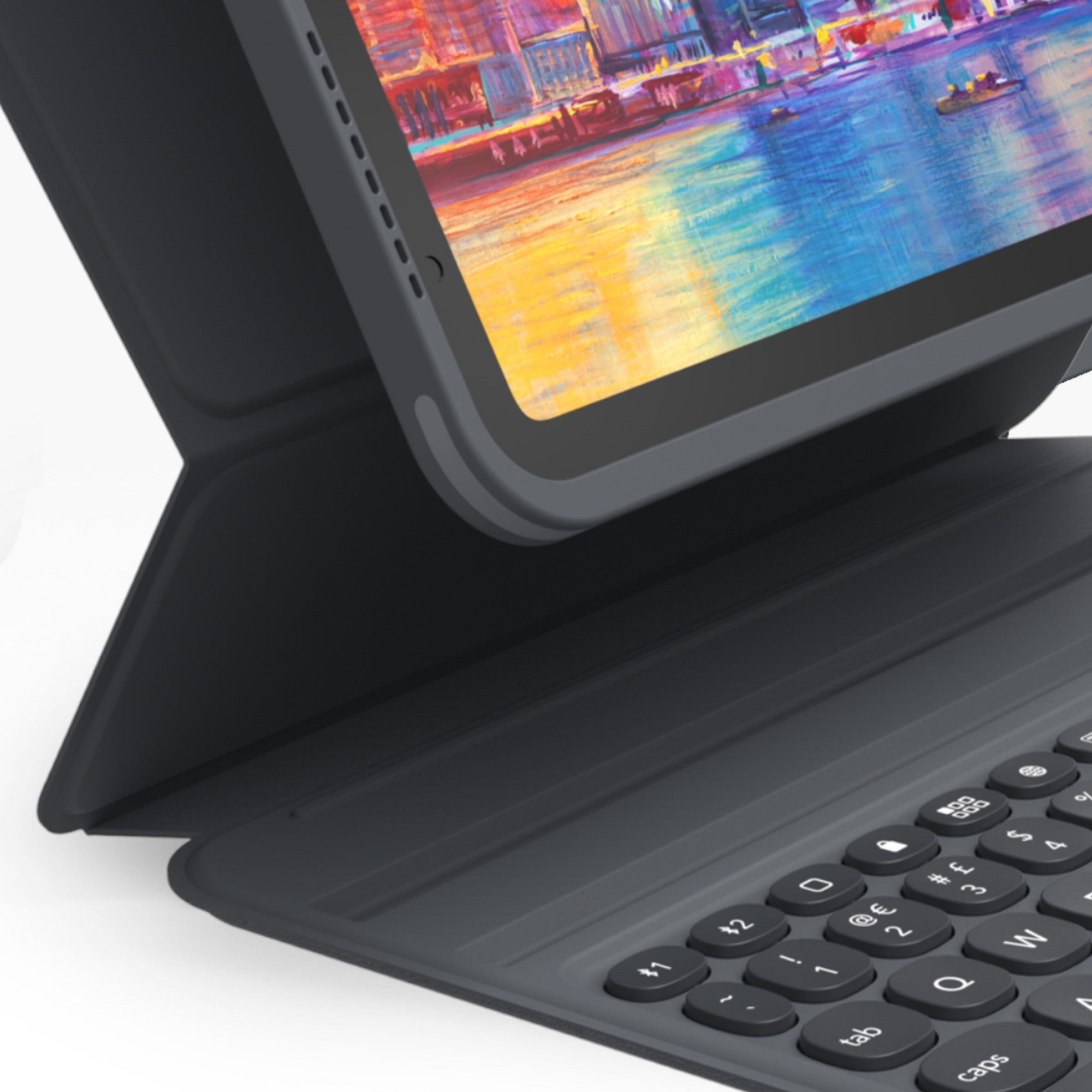 iPad A16/iPad 10th Gen ZAGG Pro Keys Keyboard - Charcoal - 15-10958