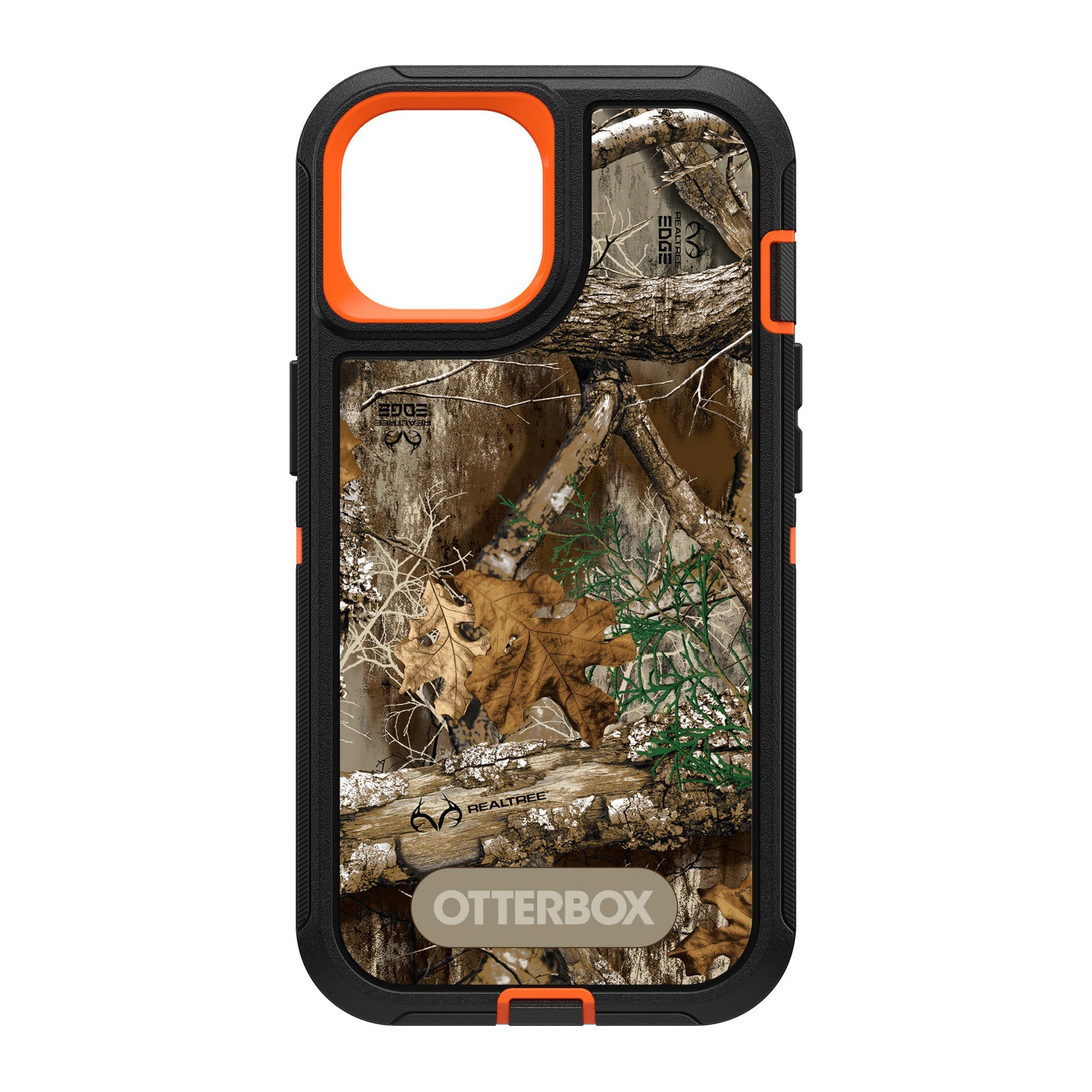 iPhone 17e/16e/15/14/13 Otterbox Defender Graphics Series Case - Black - RealTree Edge - 15-11394