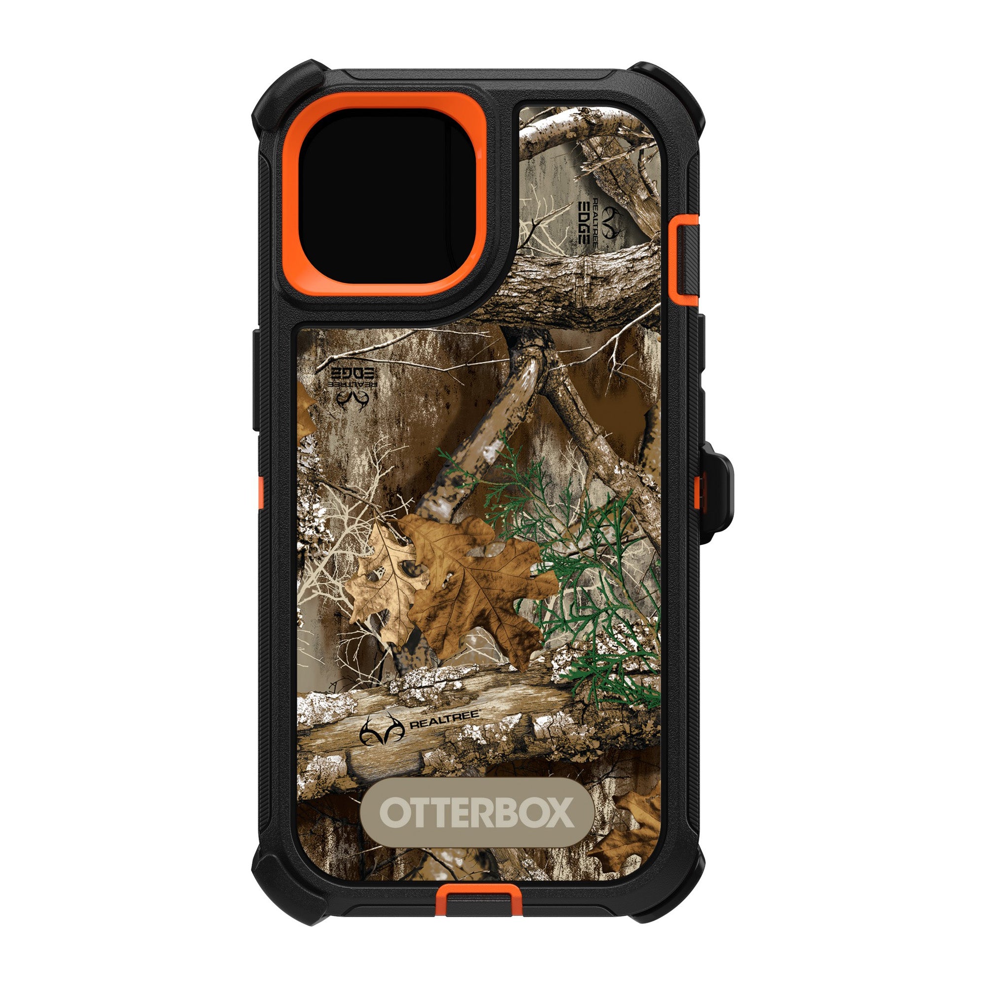 iPhone 17e/16e/15/14/13 Otterbox Defender Graphics Series Case - Black - RealTree Edge - 15-11394