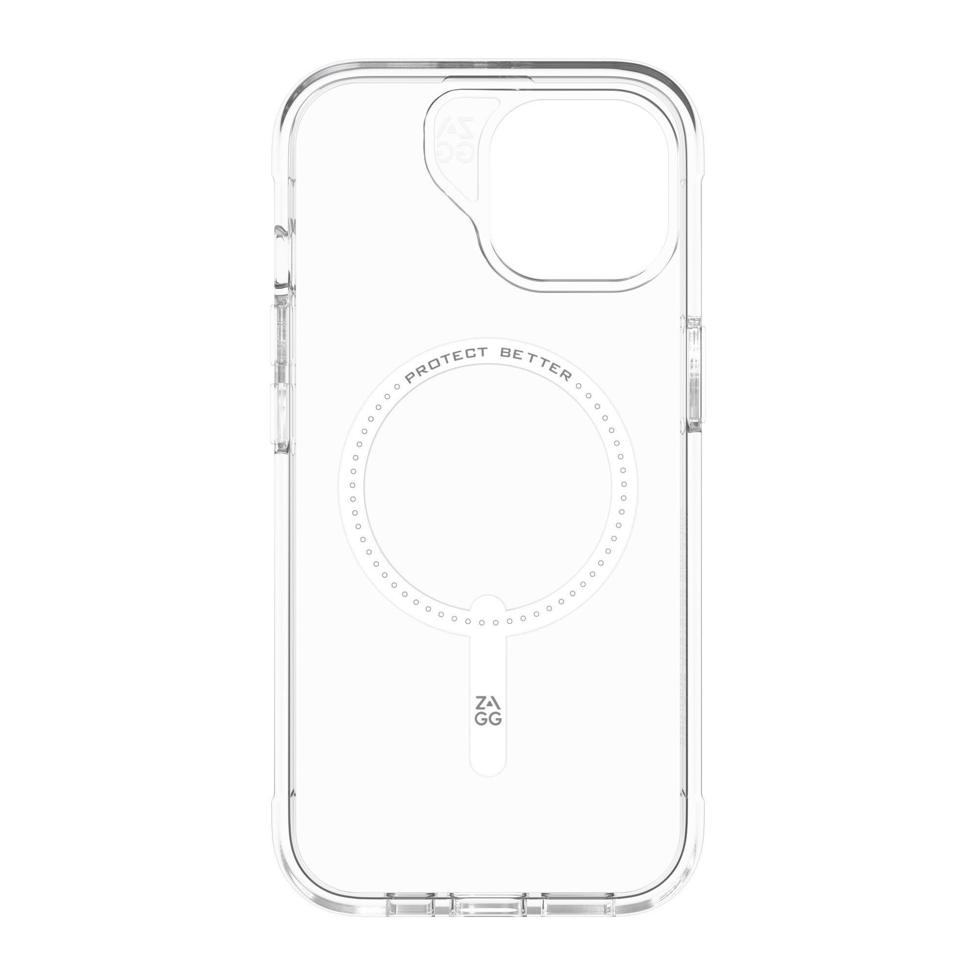 iPhone 15/14/13 ZAGG/GEAR4 Graphene Luxe Snap Case - Clear - 15-11617