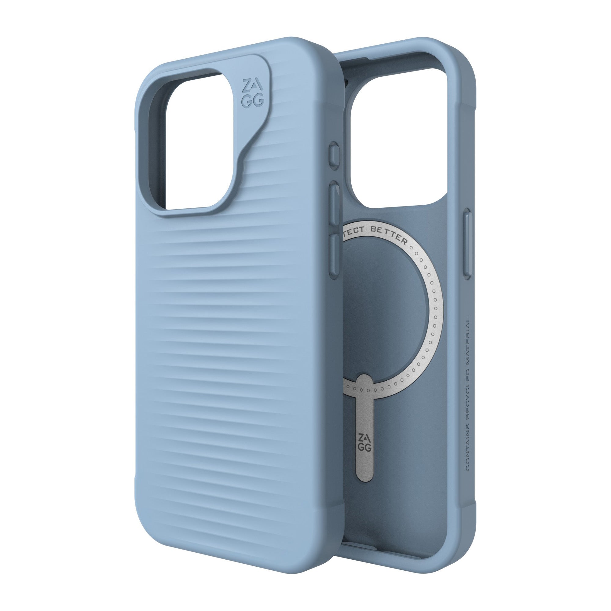 iPhone 15 Pro ZAGG/GEAR4 Graphene Luxe Snap Case - Blue - 15-11649