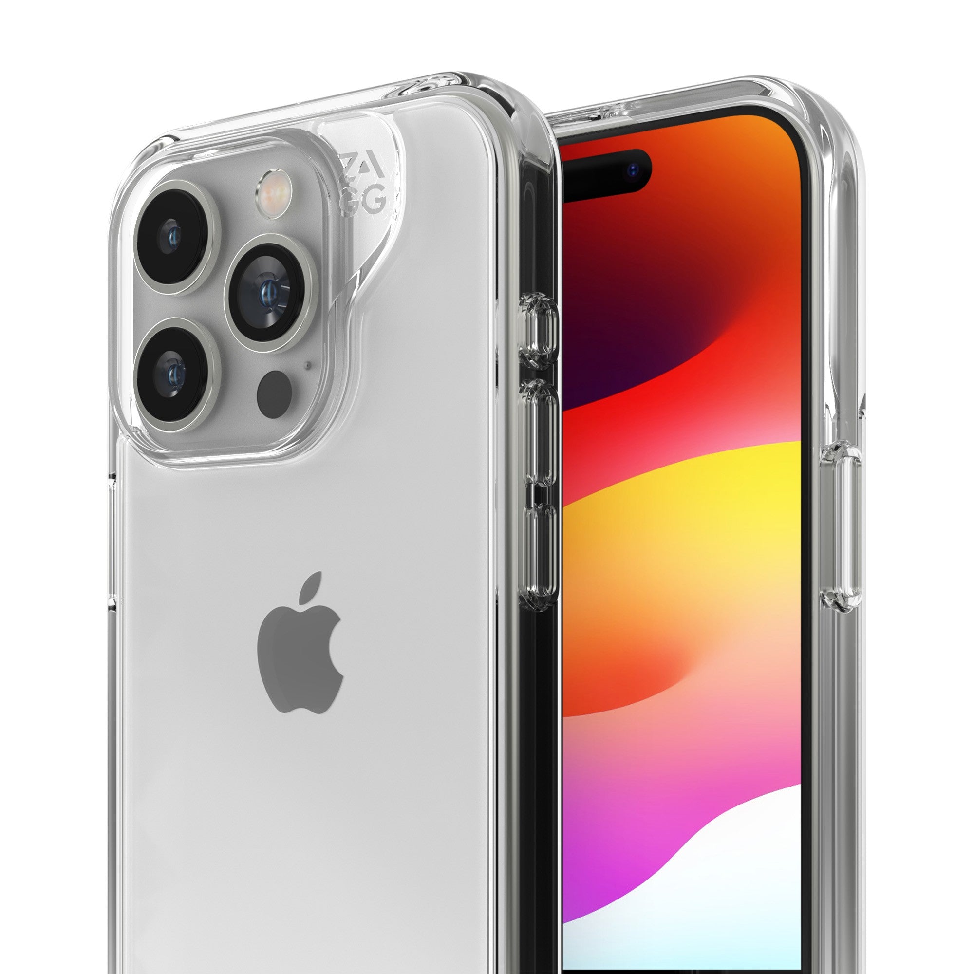 iPhone 15 Pro ZAGG/GEAR4 Graphene Crystal Palace Case - Clear - 15-11650