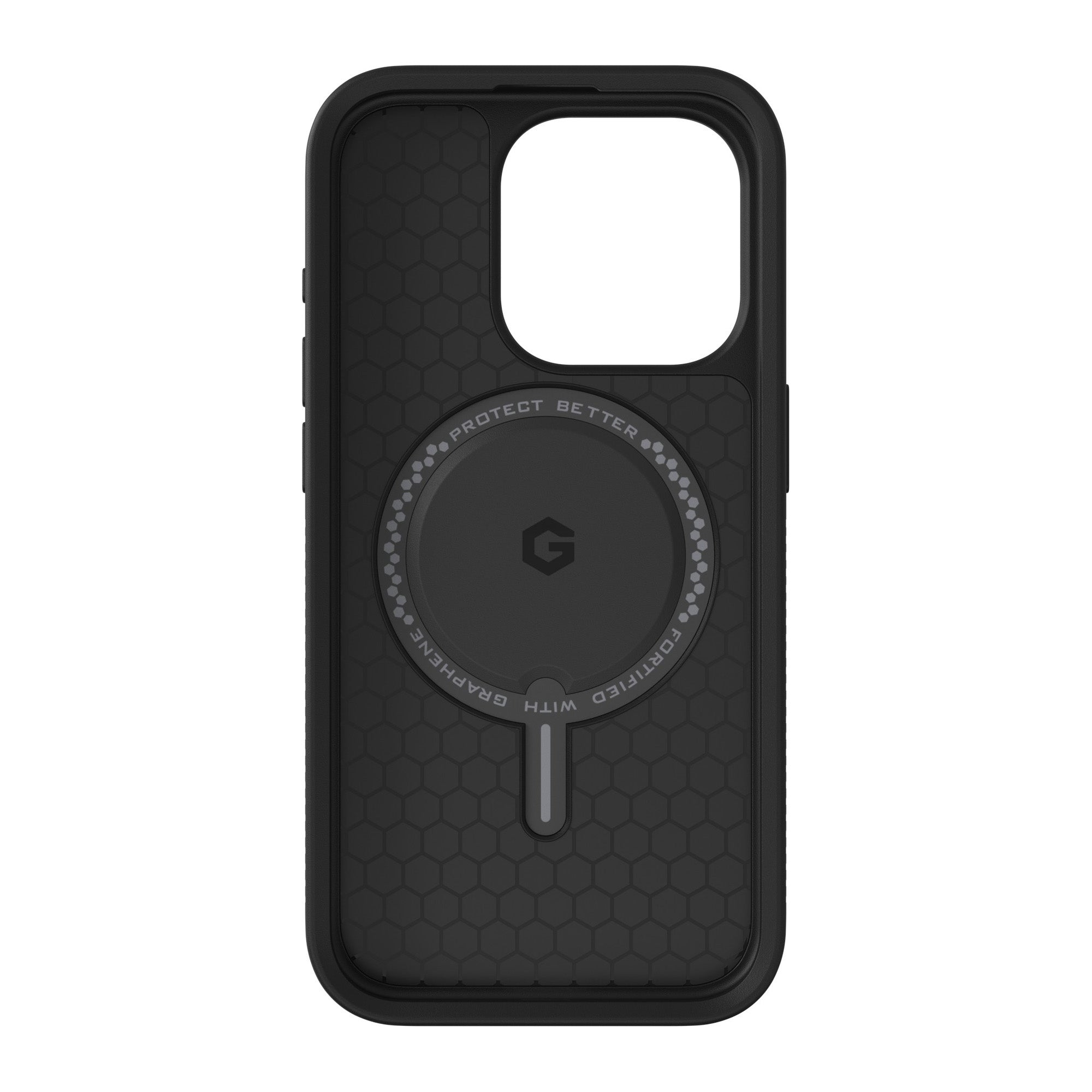iPhone 15 Pro ZAGG/GEAR4 Graphene Everest Snap Kickstand Case - Black - 15-11670