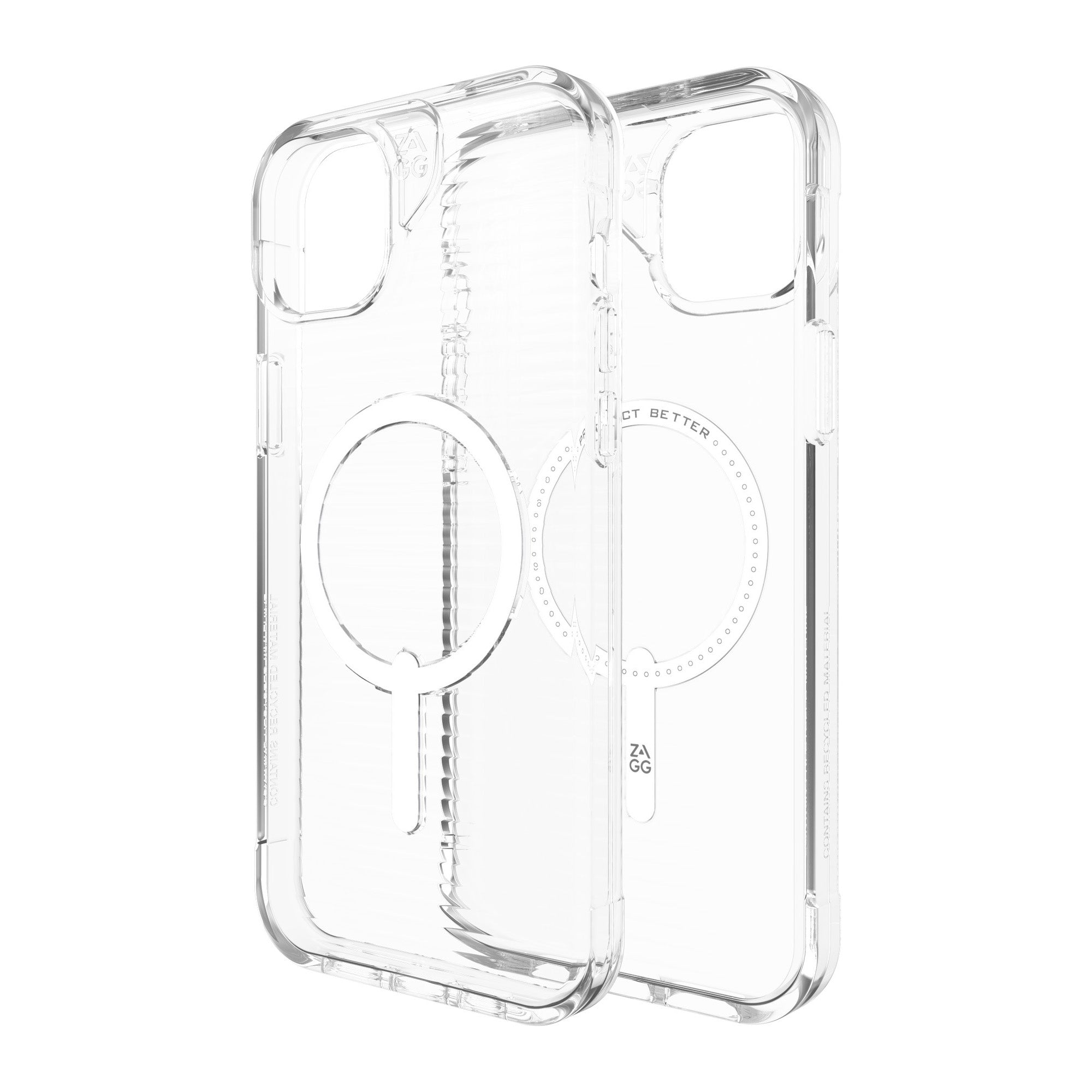 iPhone 15 Plus/14 Plus ZAGG/GEAR4 Graphene Luxe Snap Case - Clear - 15-11672