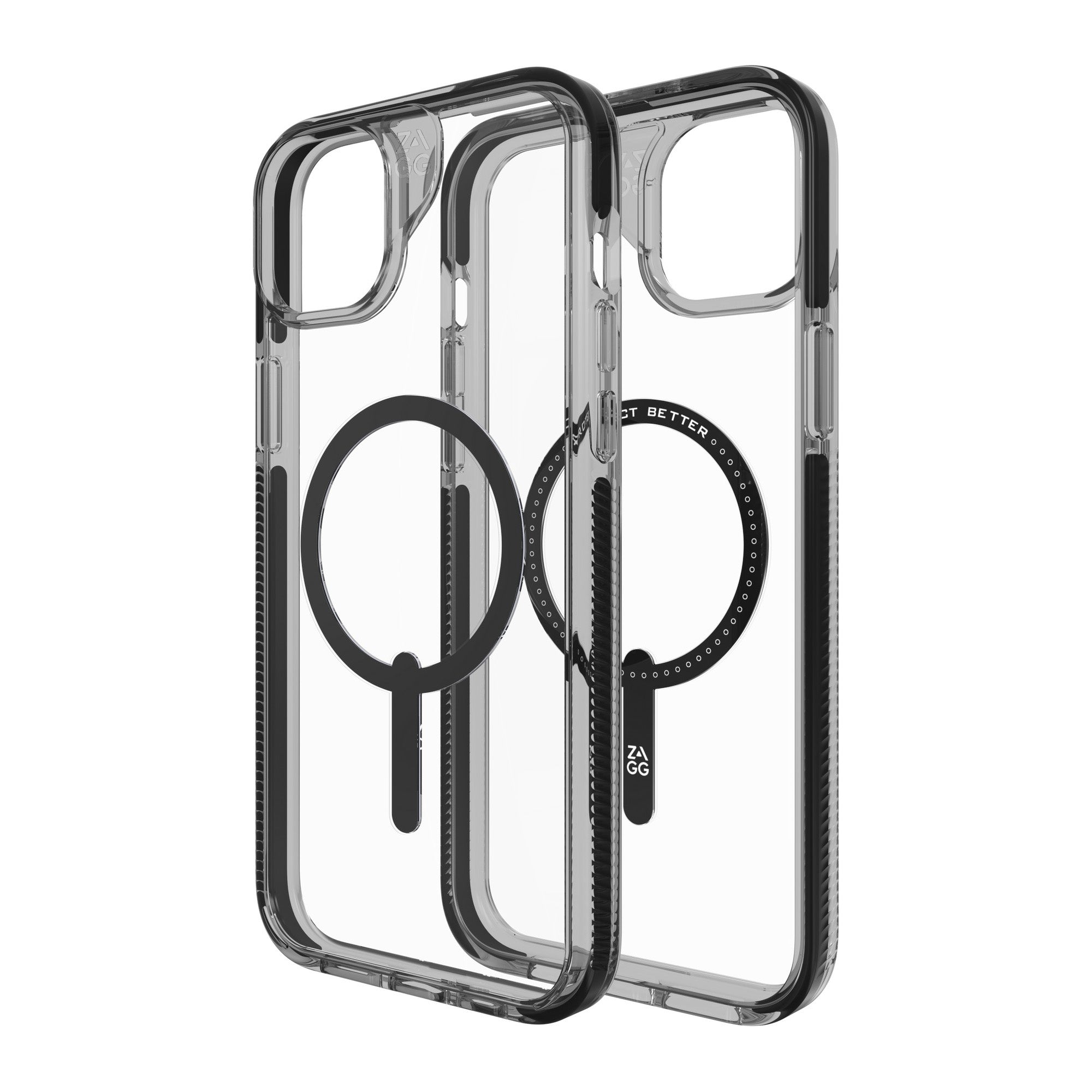 iPhone 15 Plus/14 Plus ZAGG/GEAR4 Graphene Santa Cruz Snap Case - Black - 15-11676