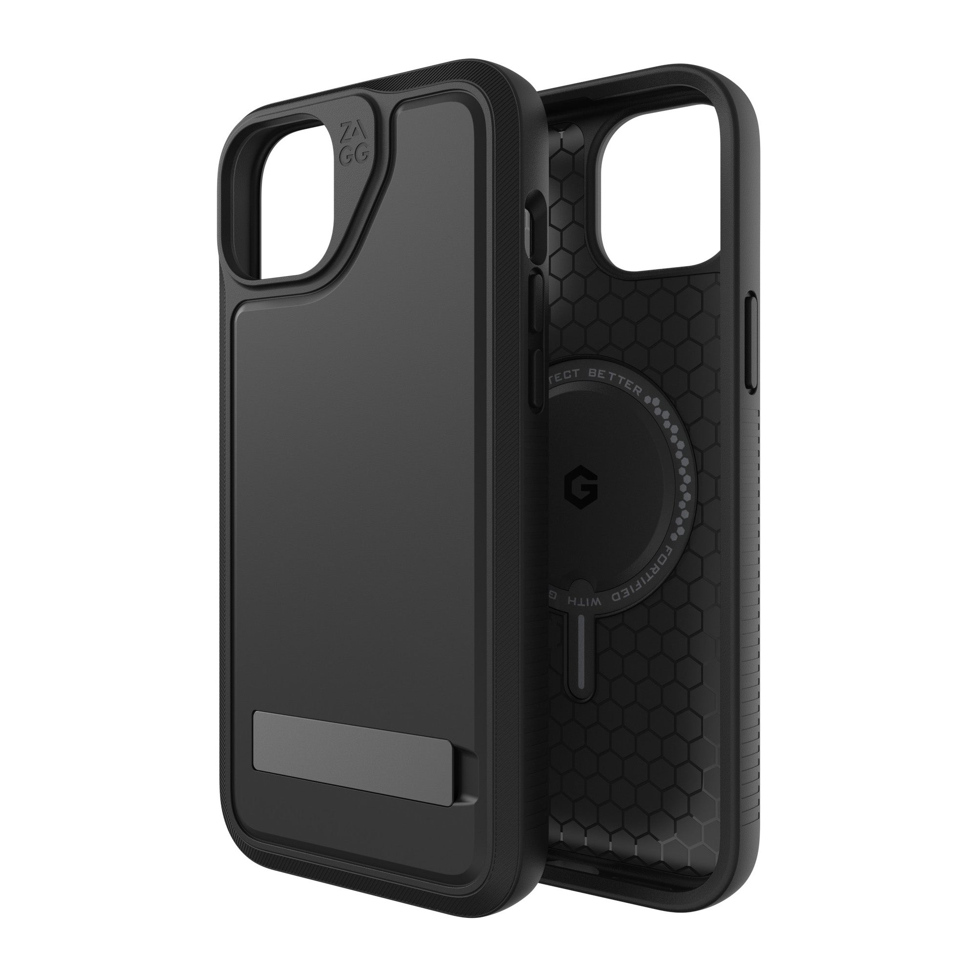 iPhone 15 Plus/14 Plus ZAGG/GEAR4 Graphene Everest Snap Kickstand Case - Black - 15-11683