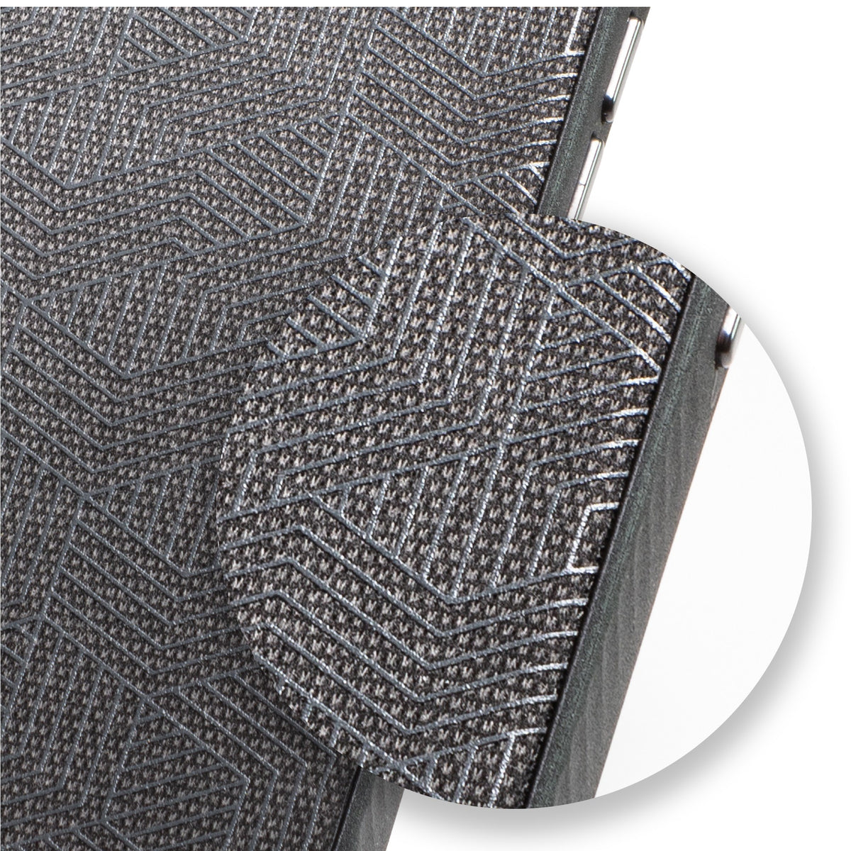 iPhone 15 Pro Max ZAGG/GEAR4 Graphene London Snap Case - Grey Geo - 15-11703