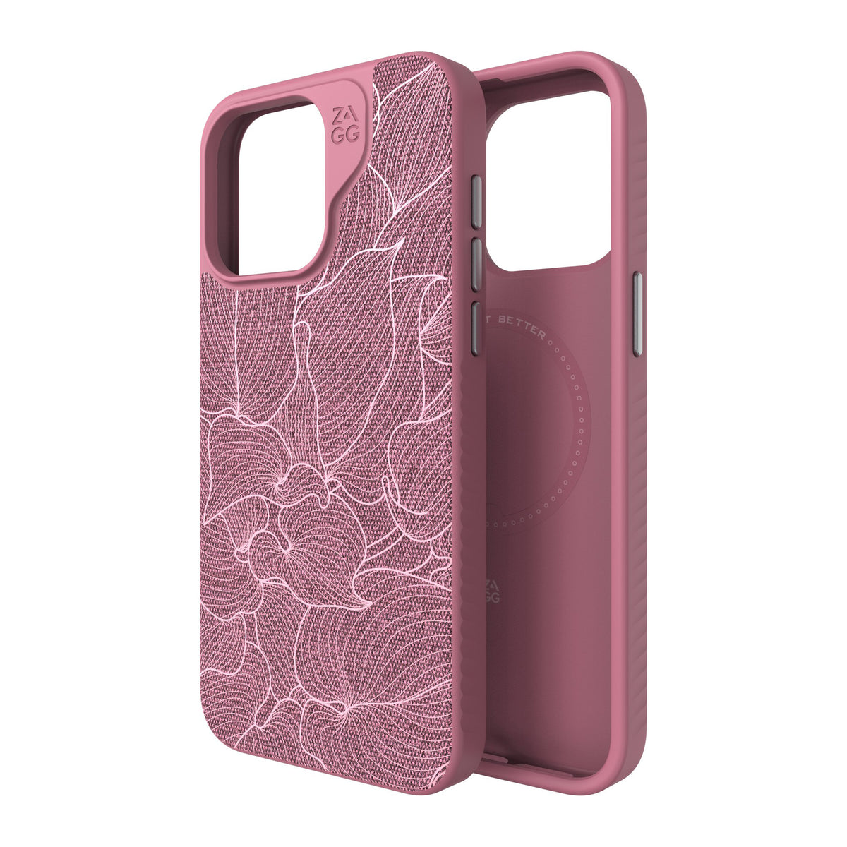 iPhone 15 Pro Max ZAGG/GEAR4 Graphene London Snap Case - Dusty Rose - 15-11704