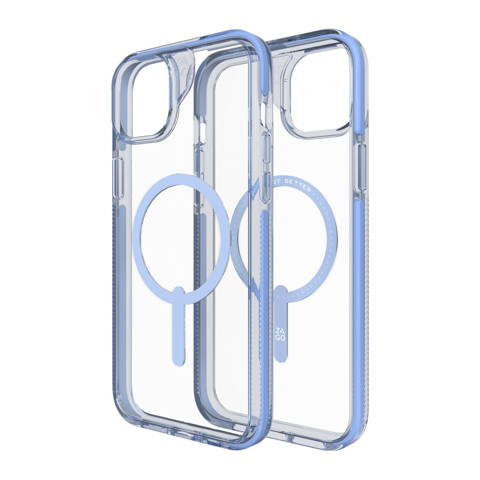 iPhone 15 Plus/14 Plus ZAGG/GEAR4 Graphene Santa Cruz Snap Case - Blue - 15-11770