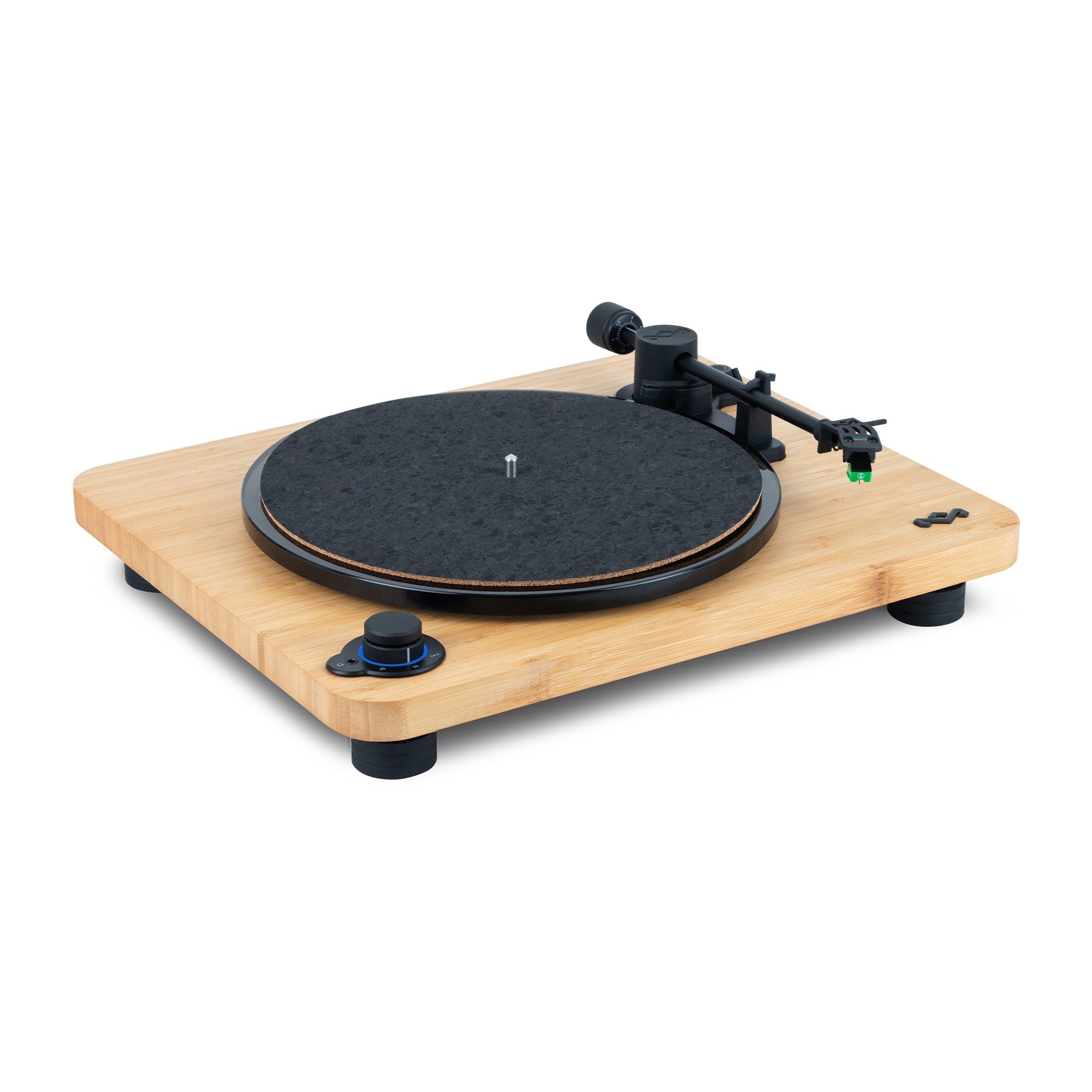 House of Marley Stir It Up Lux Turntable - Light Wood - 15-11956