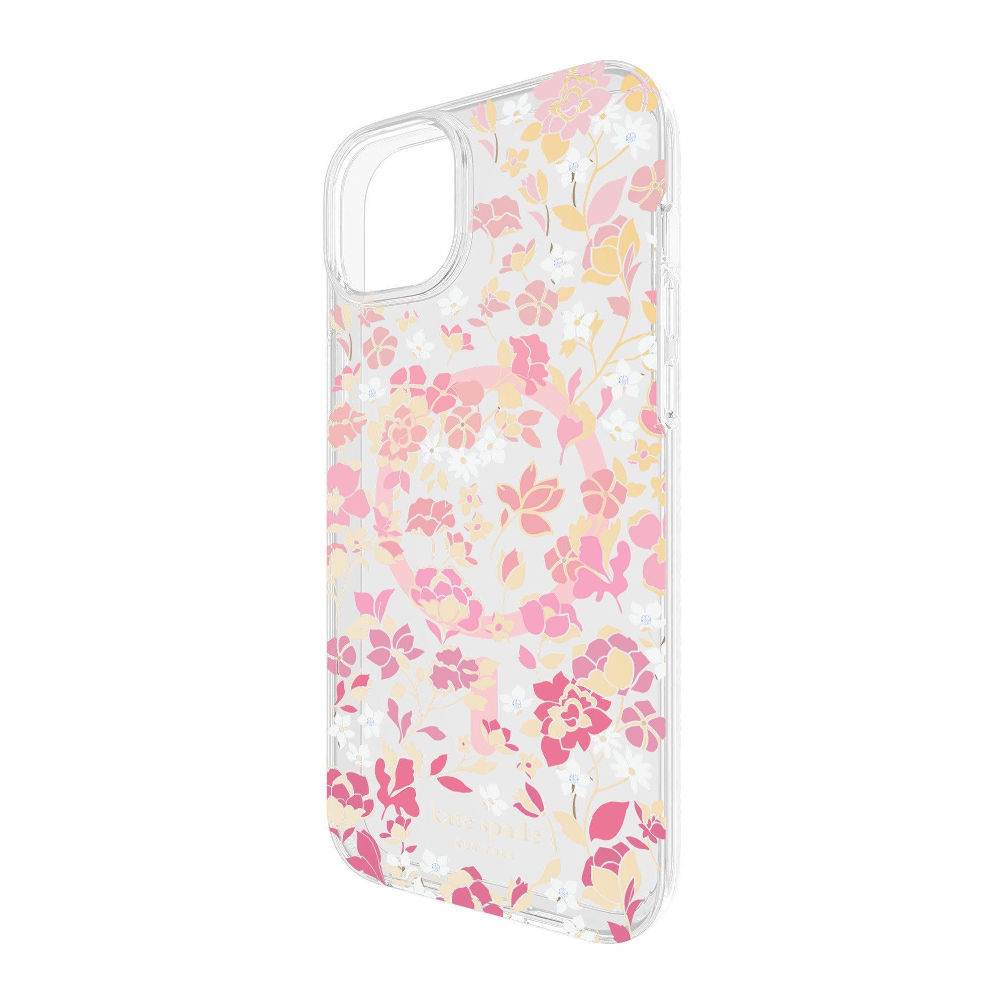 iPhone 15 Plus/14 Plus Kate Spade Protective Hardshell MagSafe Case - Flowerbed - 15-12019