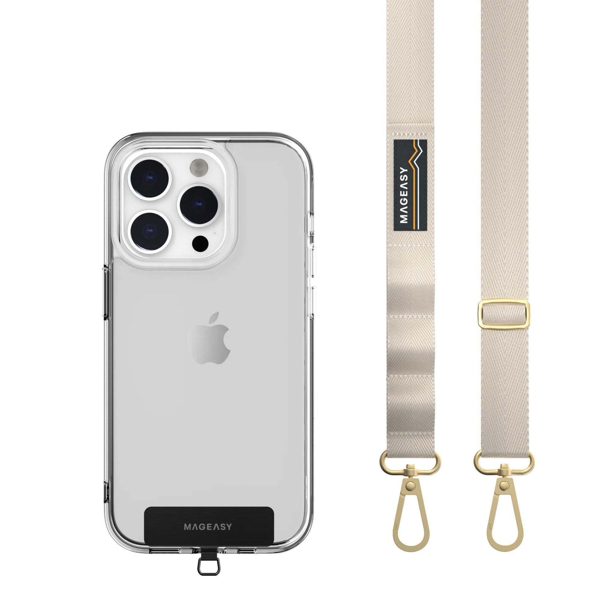 Universal MAGEASY 20mm Adjustable Strap Phone Lanyard - Starlight - 15-12106