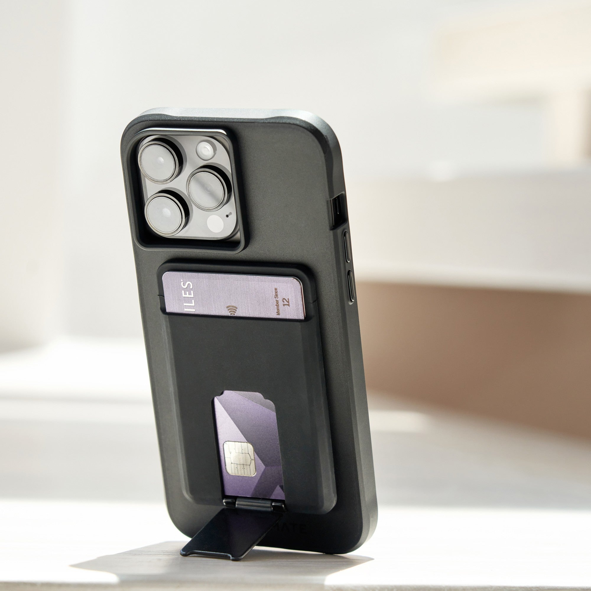 Universal Case-Mate Magnetic 3in1 MagSafe Wallet - Black - 15-12299