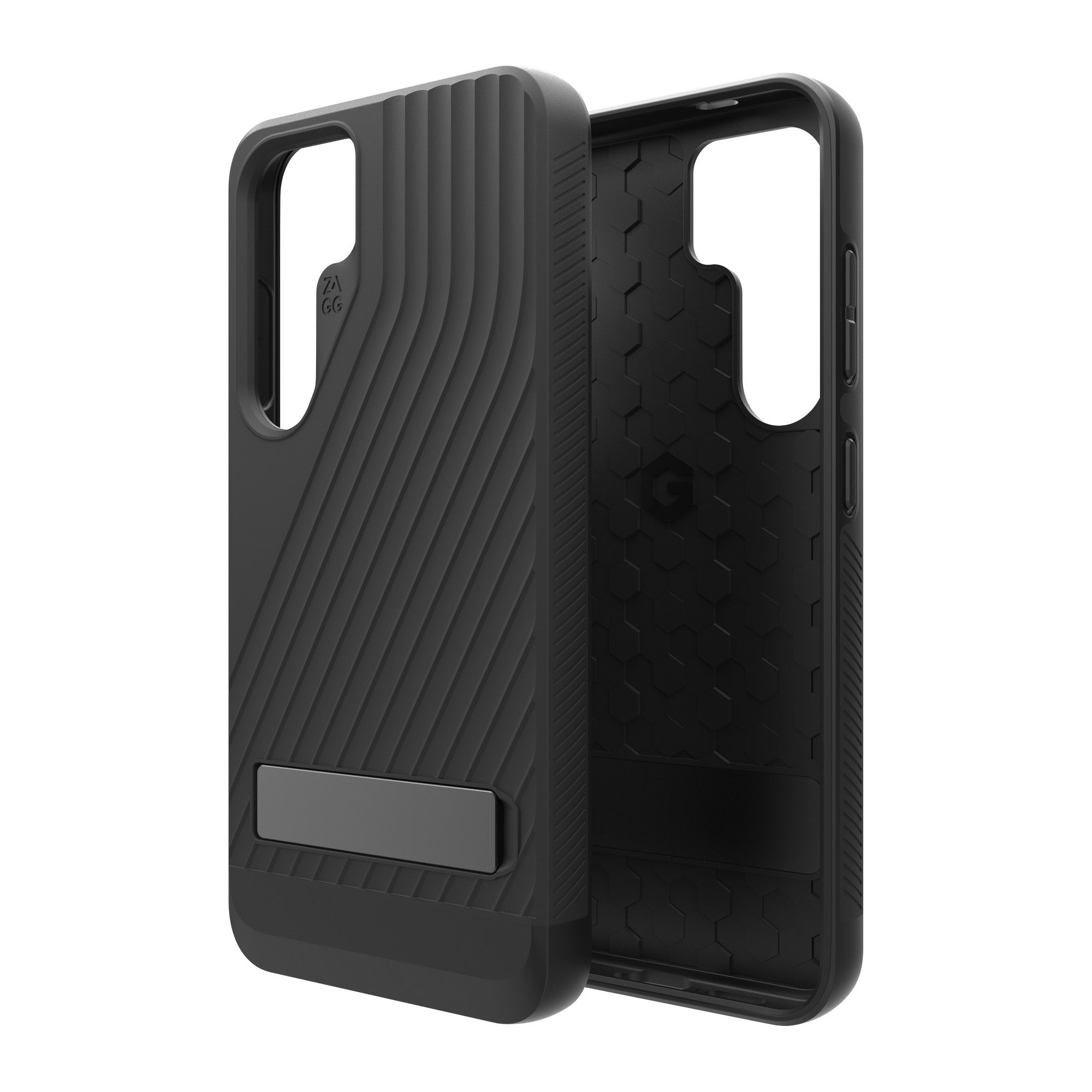 Samsung Galaxy S24 5G ZAGG Graphene Denali Kickstand Case - Black - 15-12374