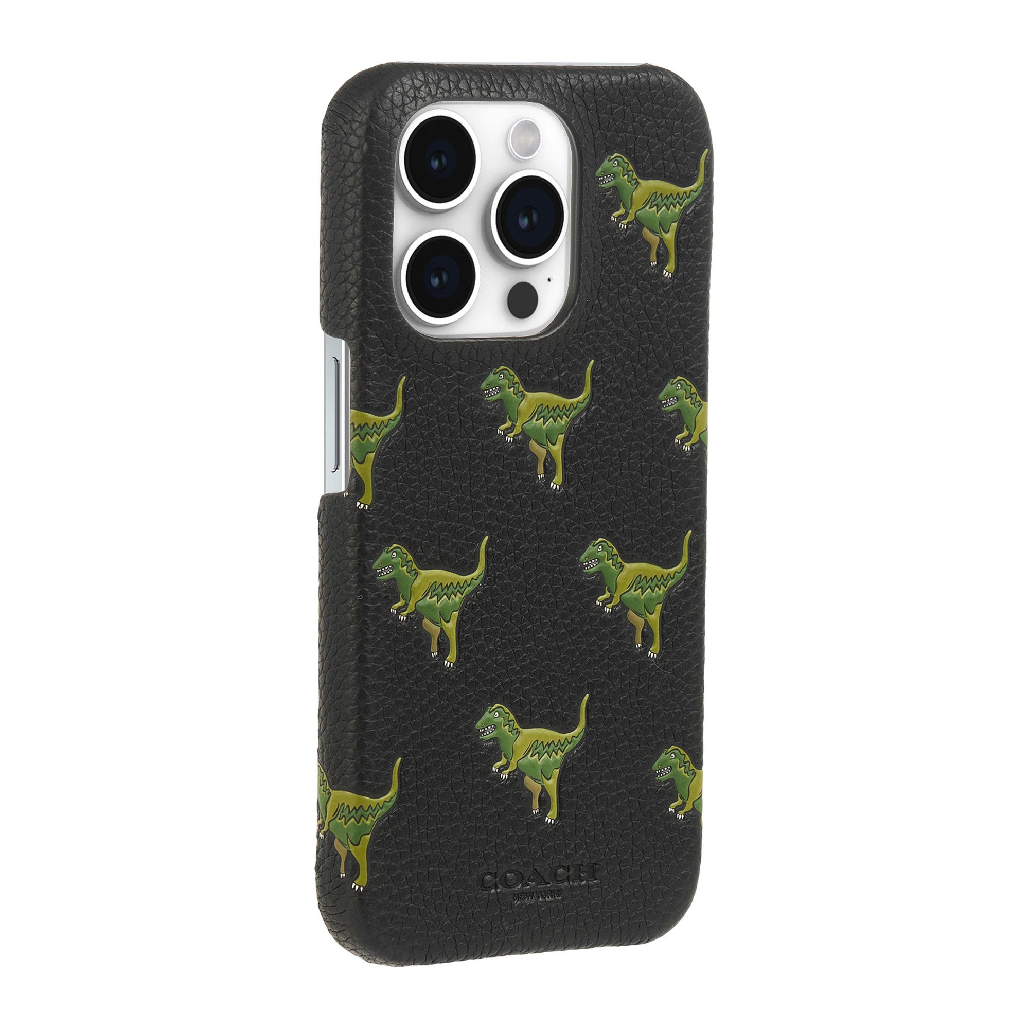 iPhone 15 Pro Coach Leather Slim Wrap Case - Repeat Rexy - 15-12449
