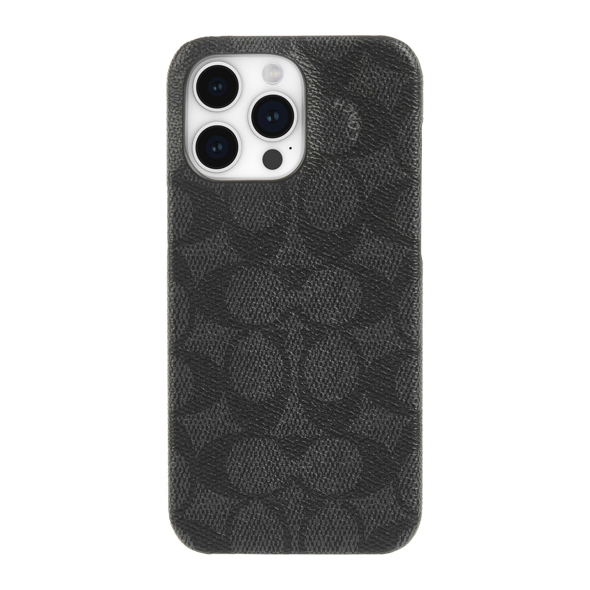 iPhone 15 Pro Max Coach Slim Wrap Signature C Case - Charcoal - 15-12466