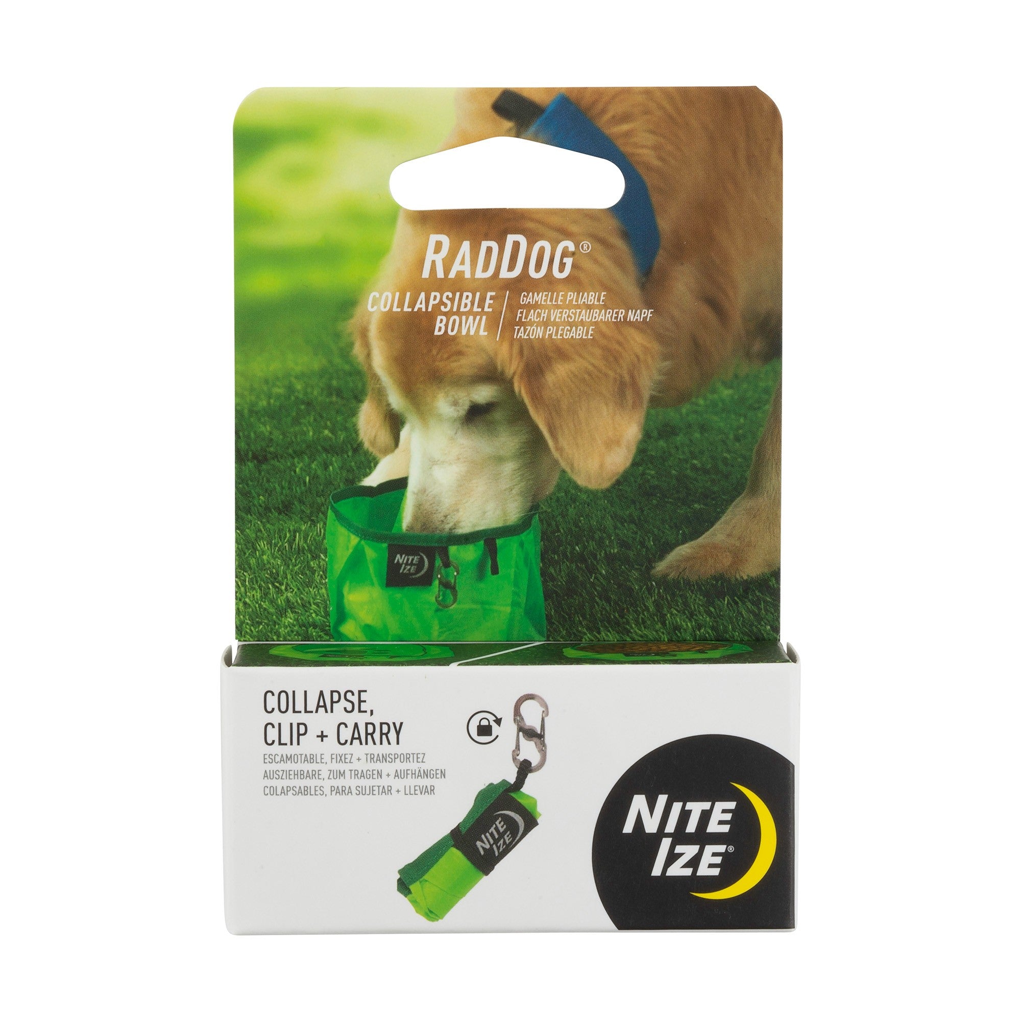 Nite Ize RadDog Collapsible Bowl - Lime - 15-12523