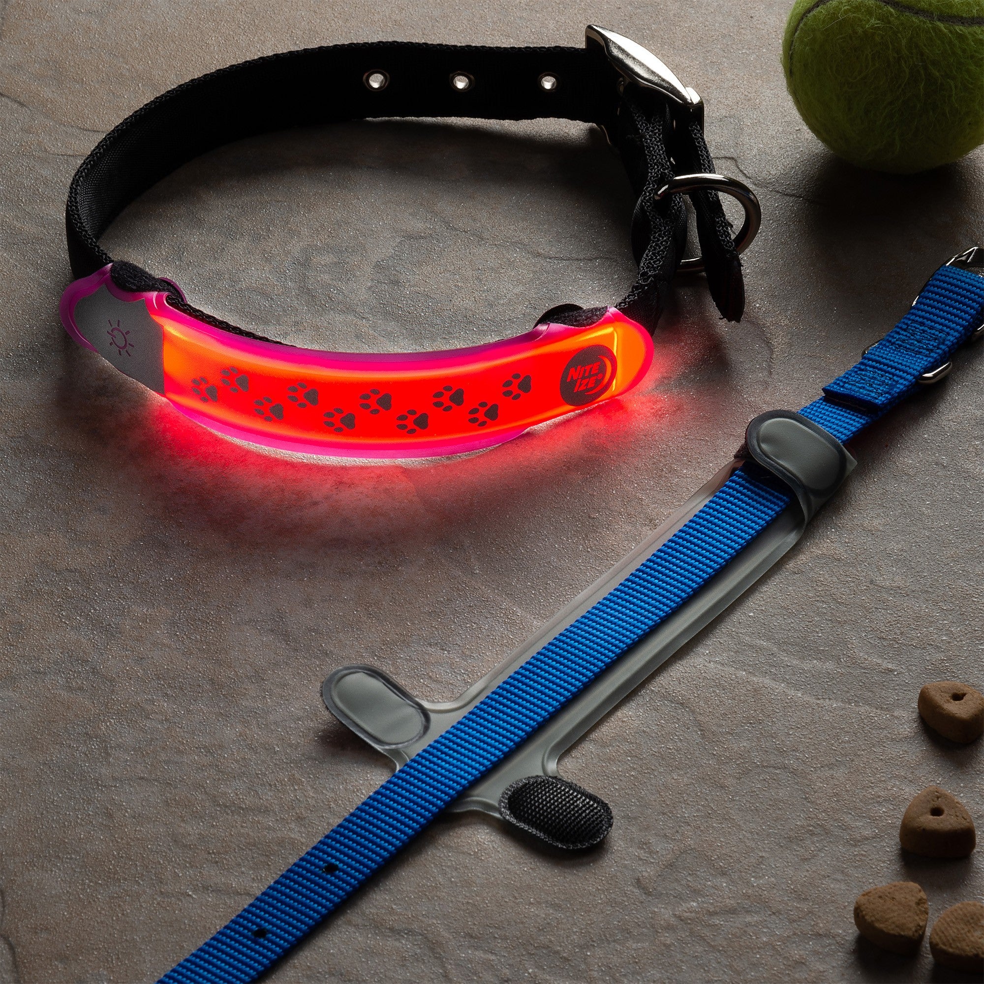 Nite Ize NiteDog Rechargeable Collar Cover - Grey - 15-12528