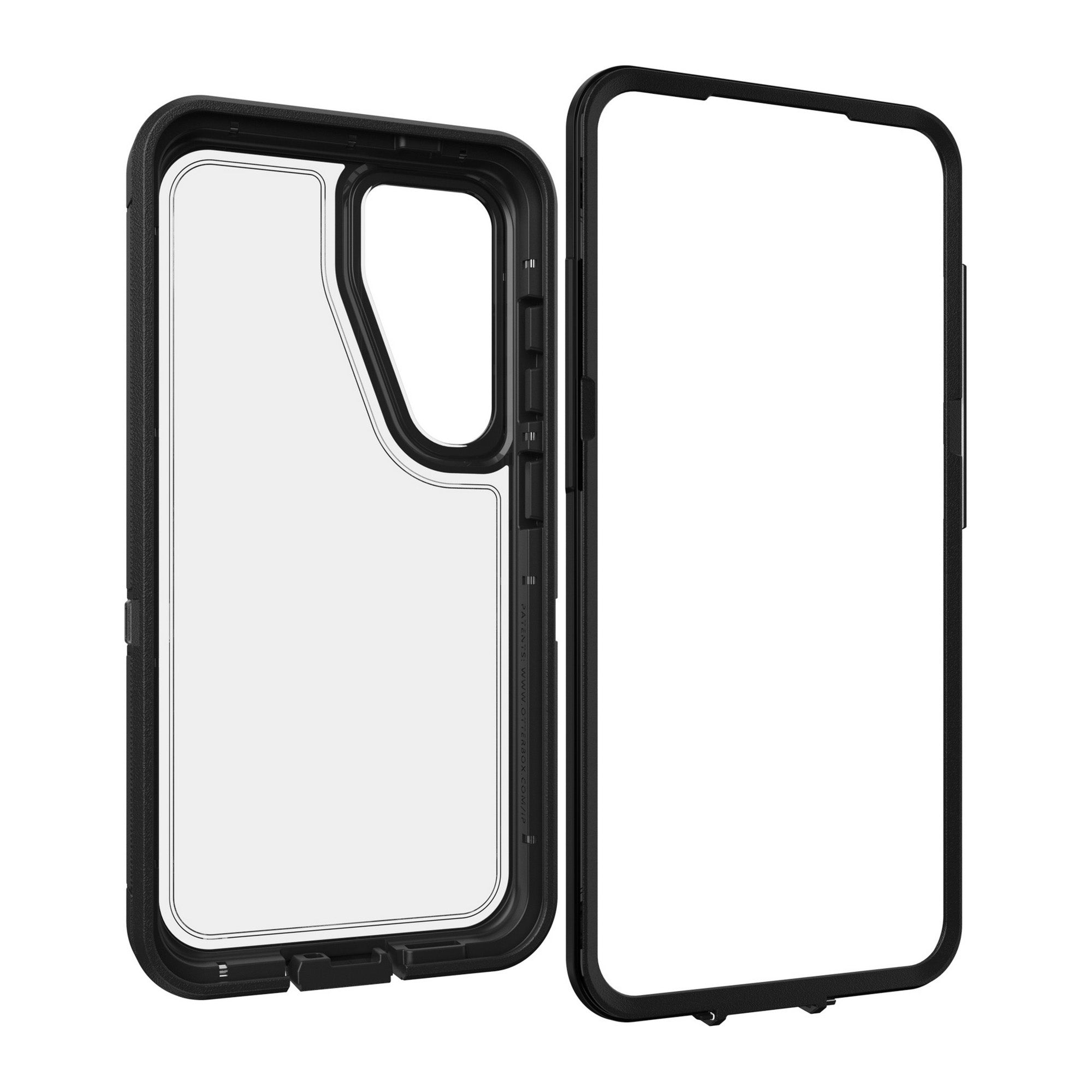 Samsung Galaxy S24 5G Otterbox Defender XT Clear Case - Clear/Black (Dark Side) - 15-12585