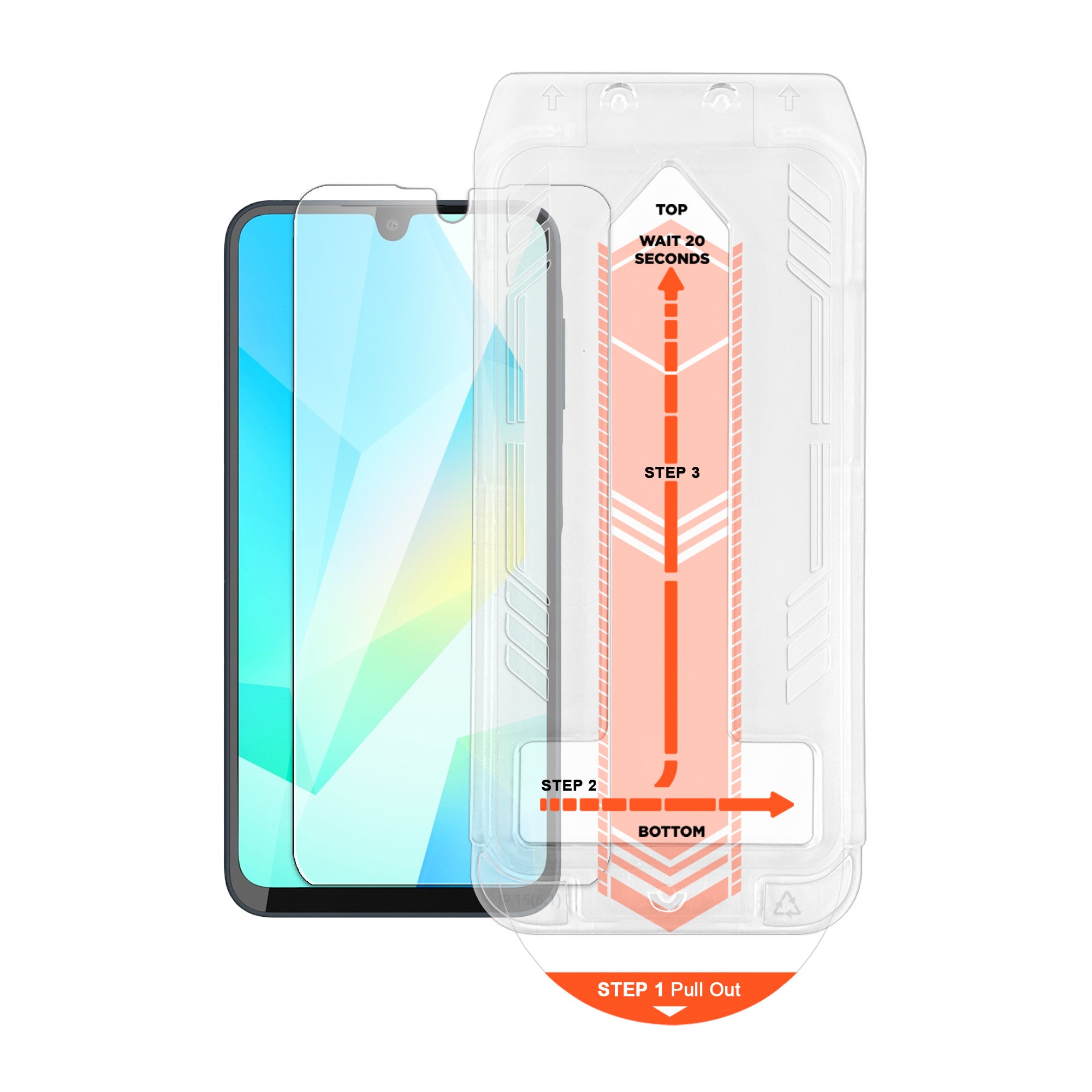Samsung Galaxy A16 HyperGear Tempered Glass Screen Protector w/Installation Applicator Tray - 15-13920