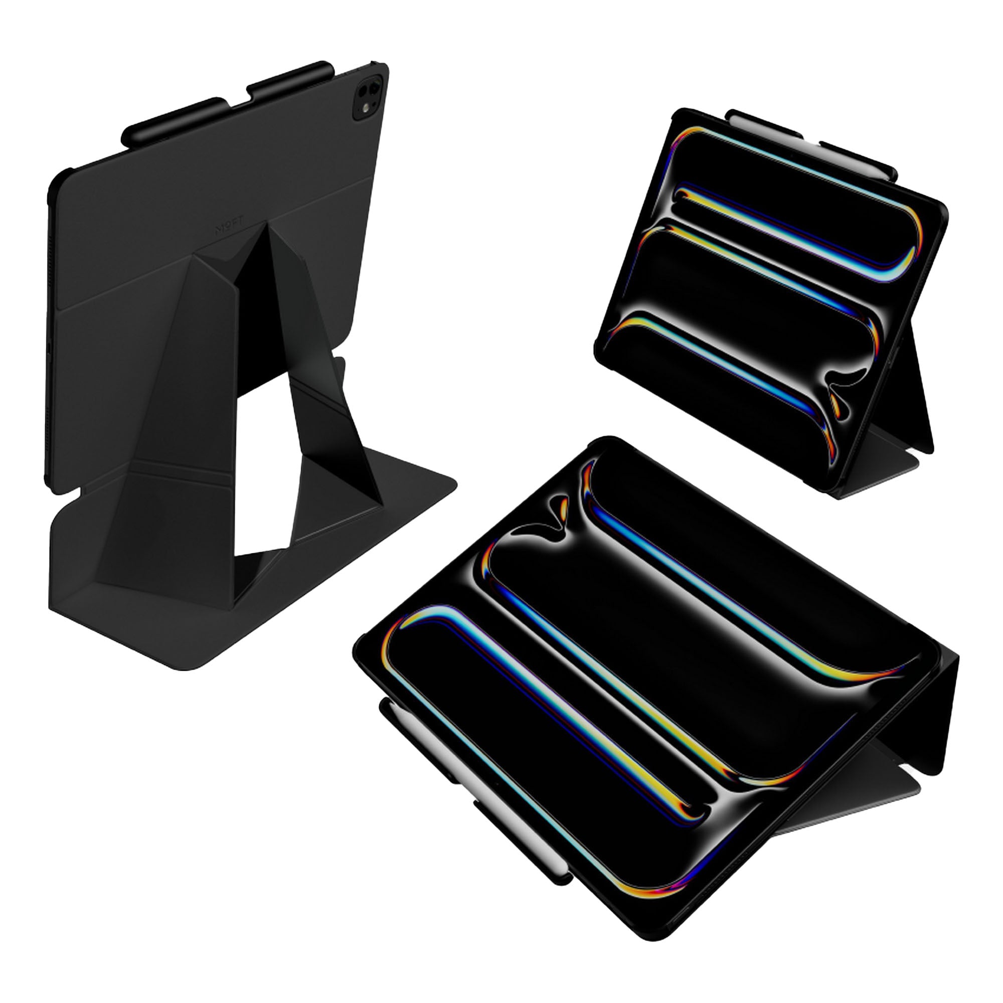 iPad Air 11-in M4/M3/M2 MOFT Float Folio Case - Jet Black - 15-14009