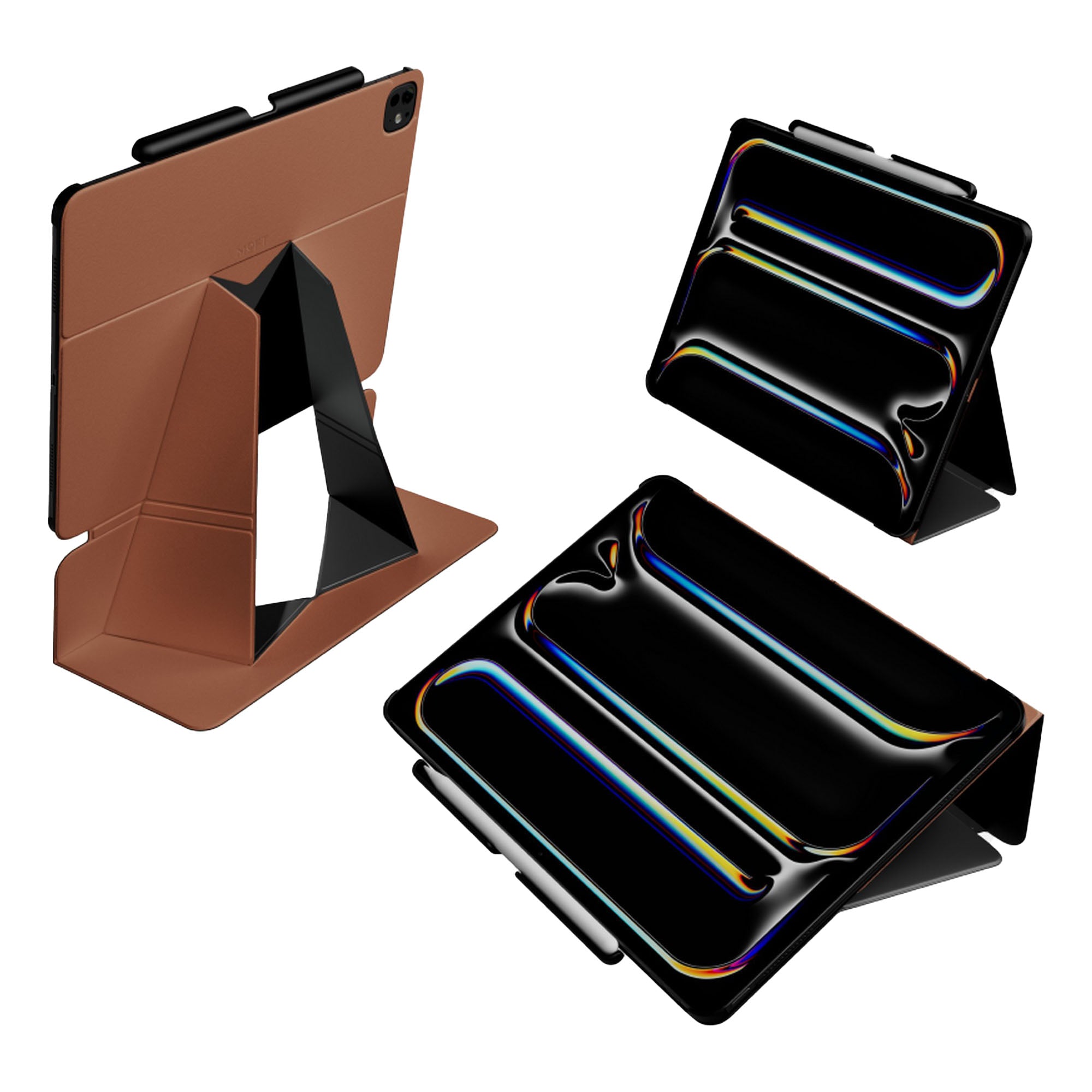 iPad Air 13-in M3/M2 MOFT Float Folio Case - Sienna Brown - 15-14014