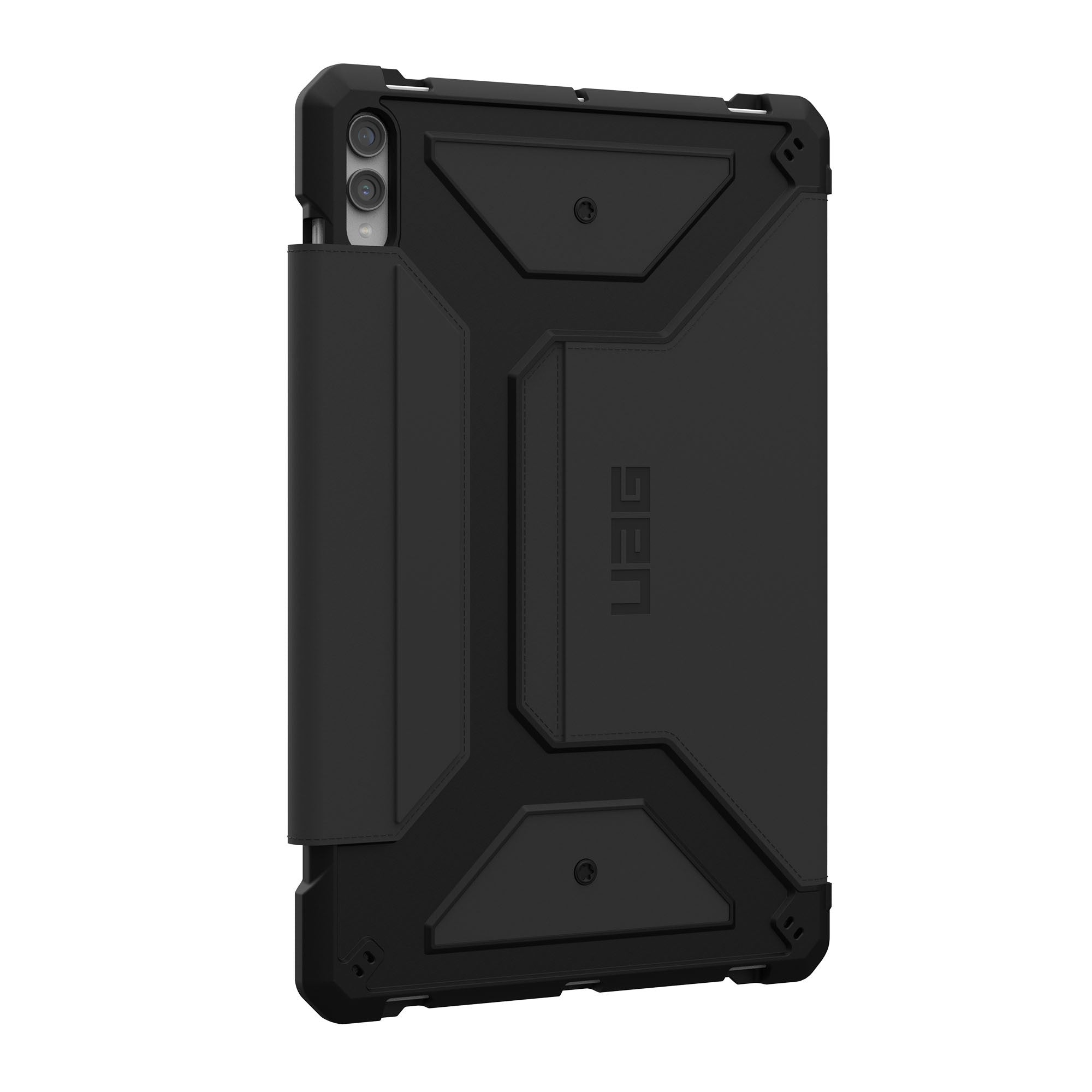 Samsung Galaxy Tab S10 Plus 12.4 UAG Metropolis SE Folio Case - Black - 15-14057