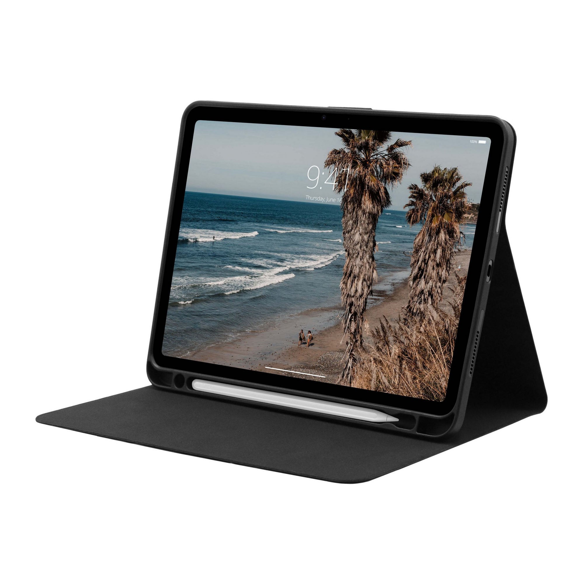 iPad Air 11-in M4/M3/M2 UAG Standard Issue Folio Case - Black - 15-14058