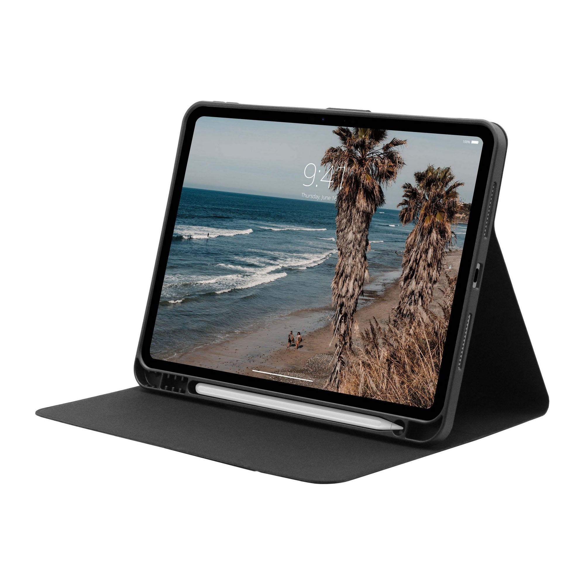 iPad Pro 11-in M4 UAG Standard Issue Folio Case - Black - 15-14059