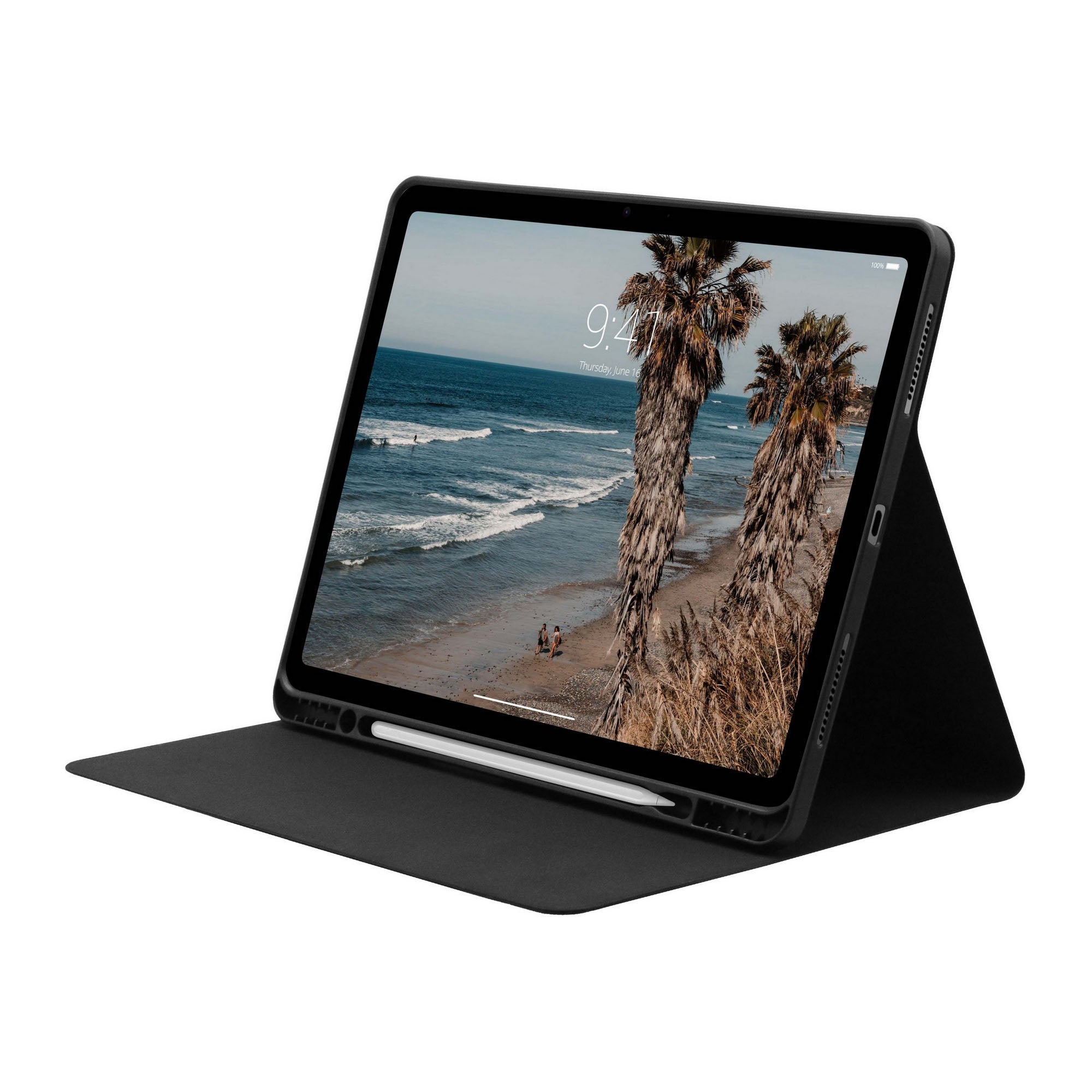 iPad Air 13-in M3/M2 UAG Standard Issue Folio Case - Black - 15-14061