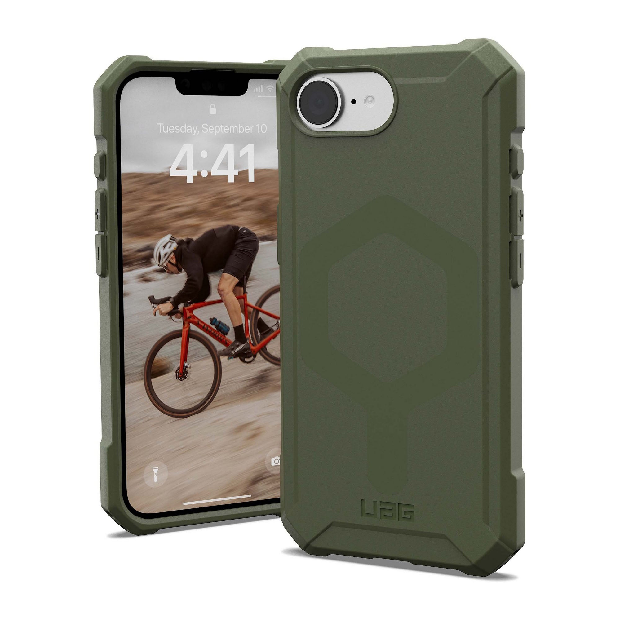 iPhone 17e/16e UAG Essential Armor MagSafe Case - Olive Drab - 15-14086
