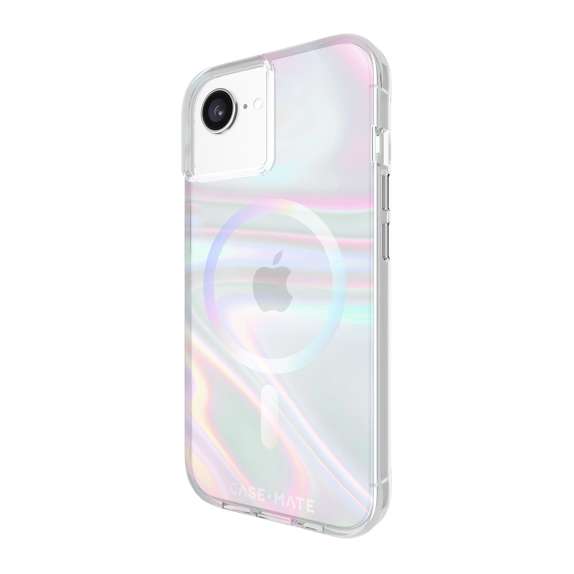 iPhone 17e/16e/15/14/13 Case-Mate Soap Bubble MagSafe Case - Iridescent - 15-14095