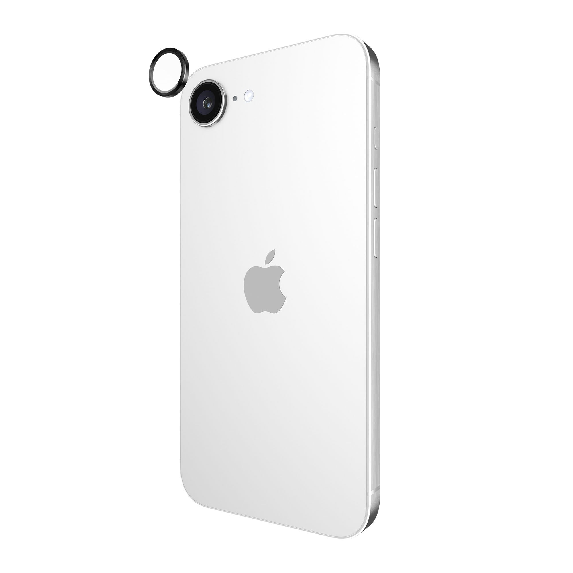 iPhone 17e/16e Case-Mate Aluminum Ring Glass Lens Protector - Black - 15-14102