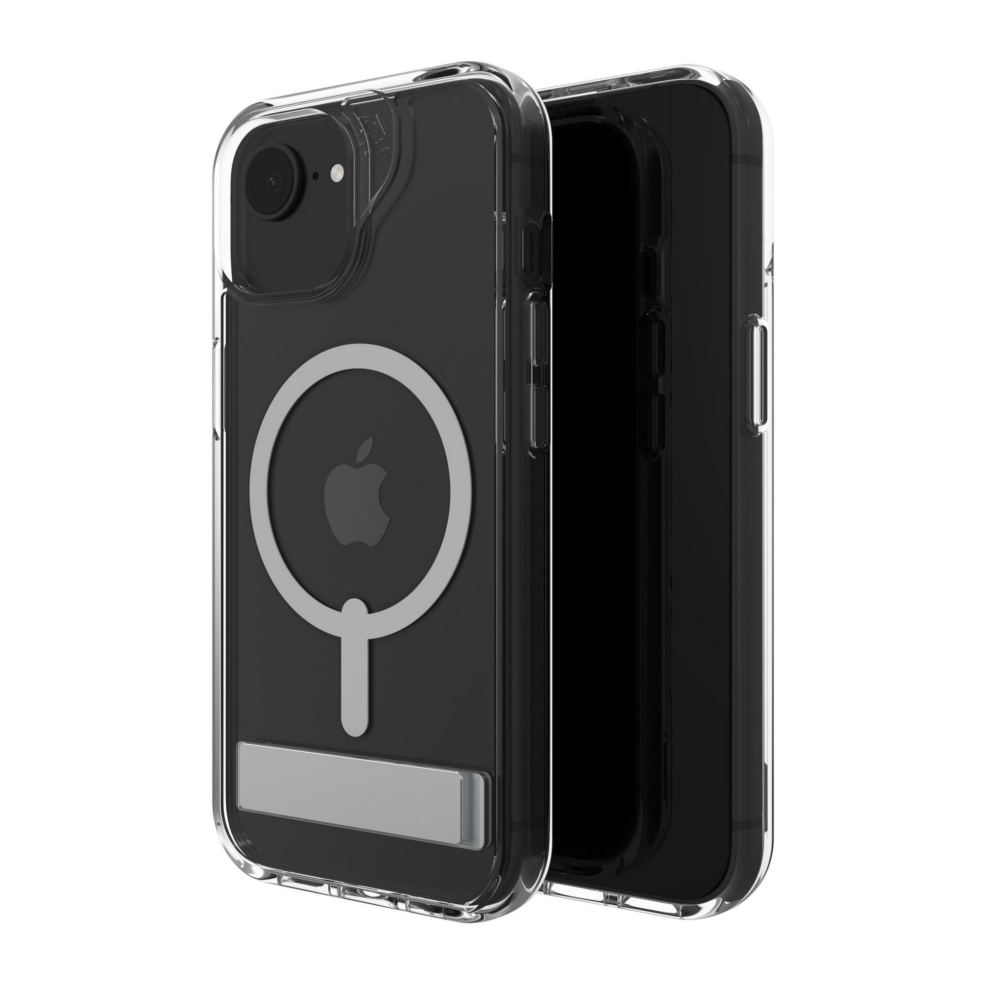 iPhone 17e/16e/15/14/13 ZAGG Graphene Crystal Palace Snap Kickstand Case - Clear - 15-14111