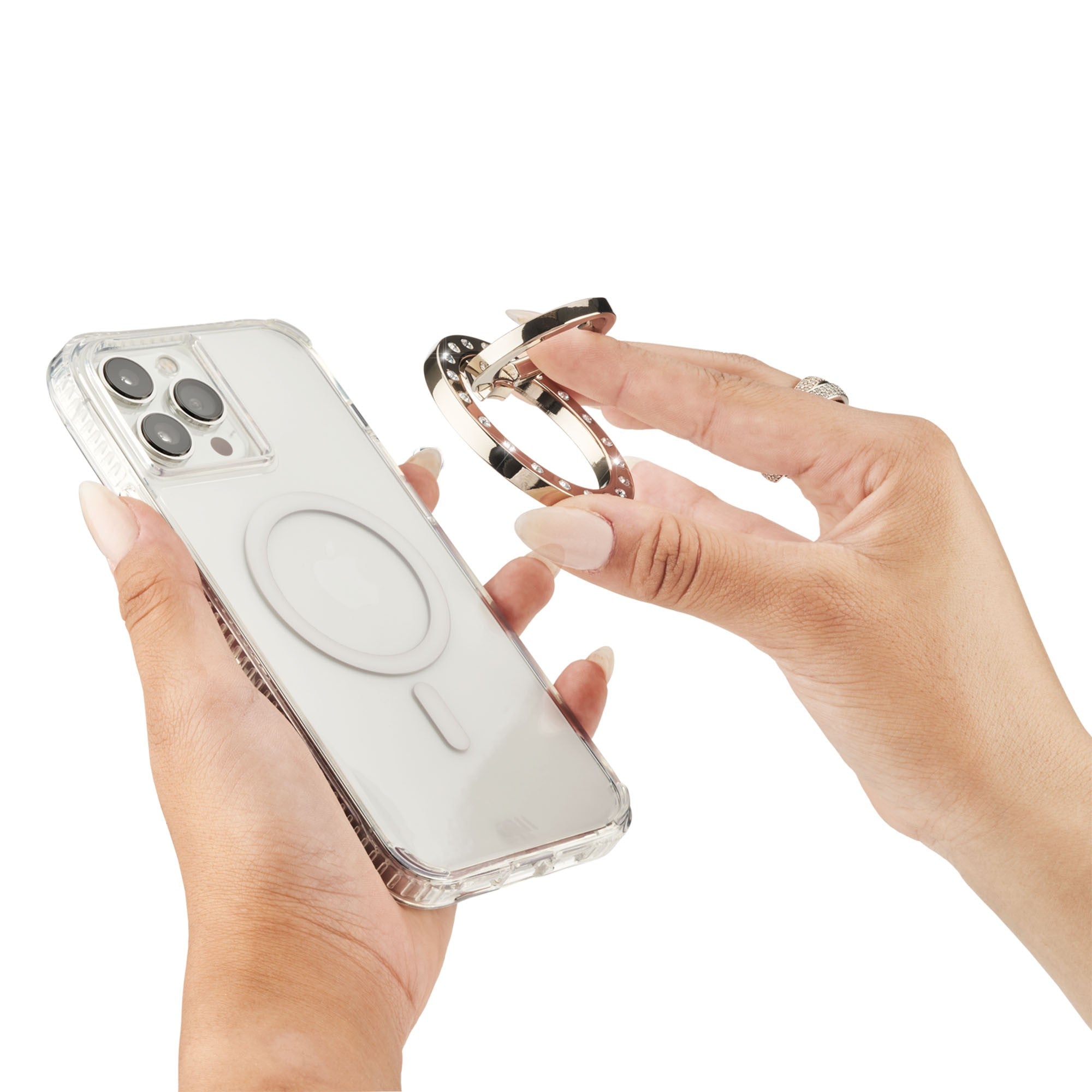 Case-Mate Magnetic Ring Stand - Champagne Crystal - 15-14190