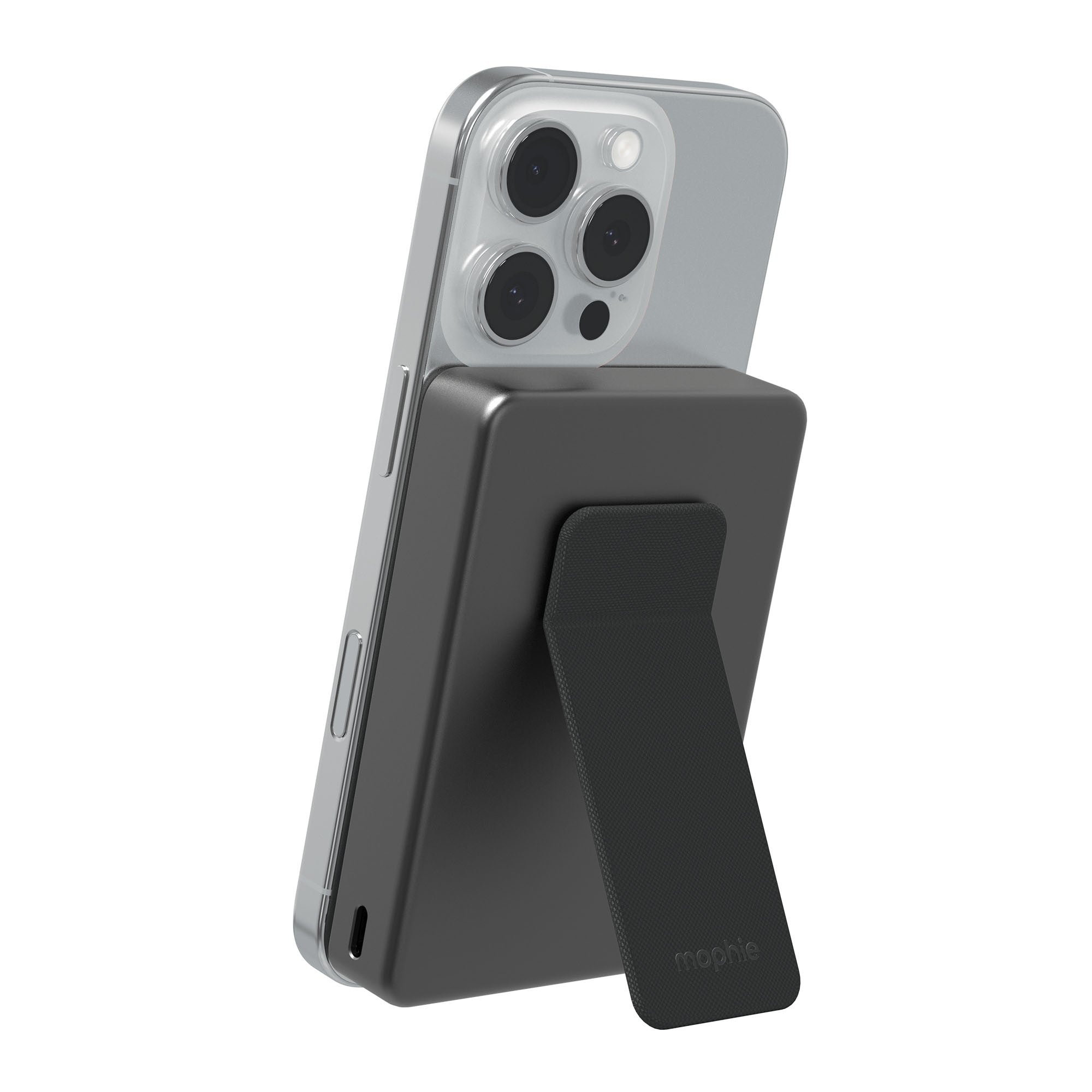 Mophie Qi2 5,000 mAh Powerstation Wireless Slim with Stand - Black - 15-14243