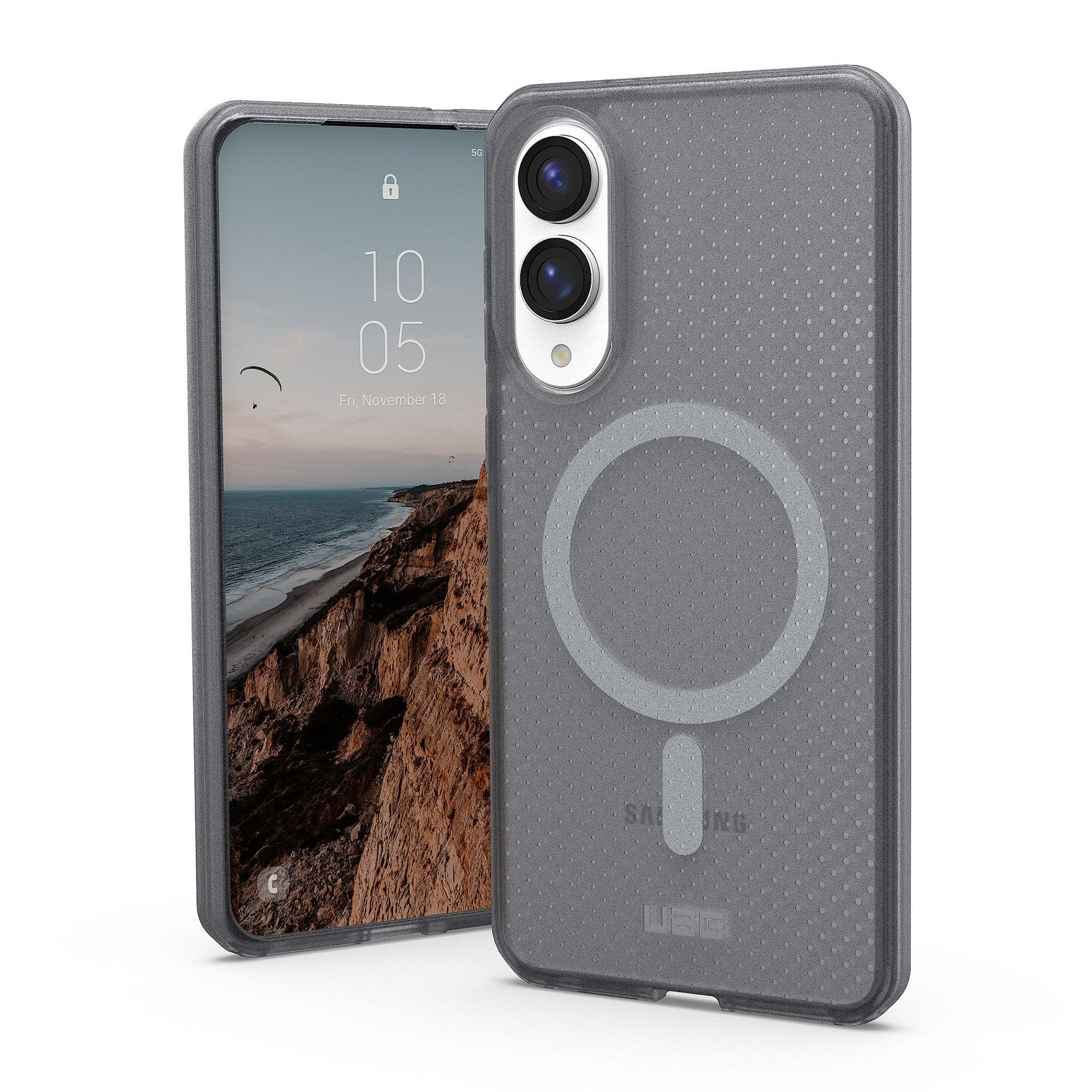 Samsung Galaxy S25 Edge UAG Dot w/Magnets Case - Ash - 15-14339