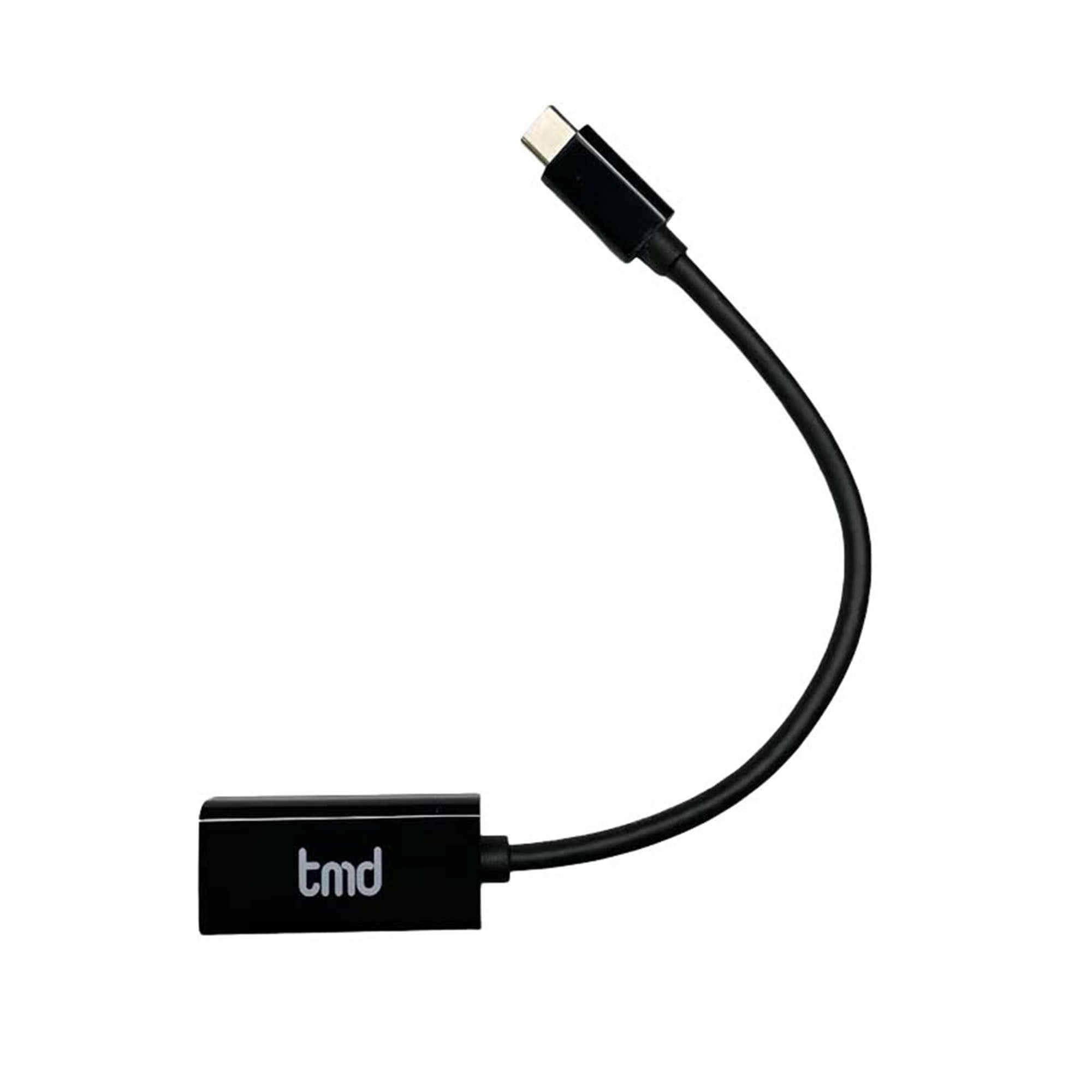 tmd 15cm USB-C to Mini DP 4K/60Hz Adapter - Black - 15-14368