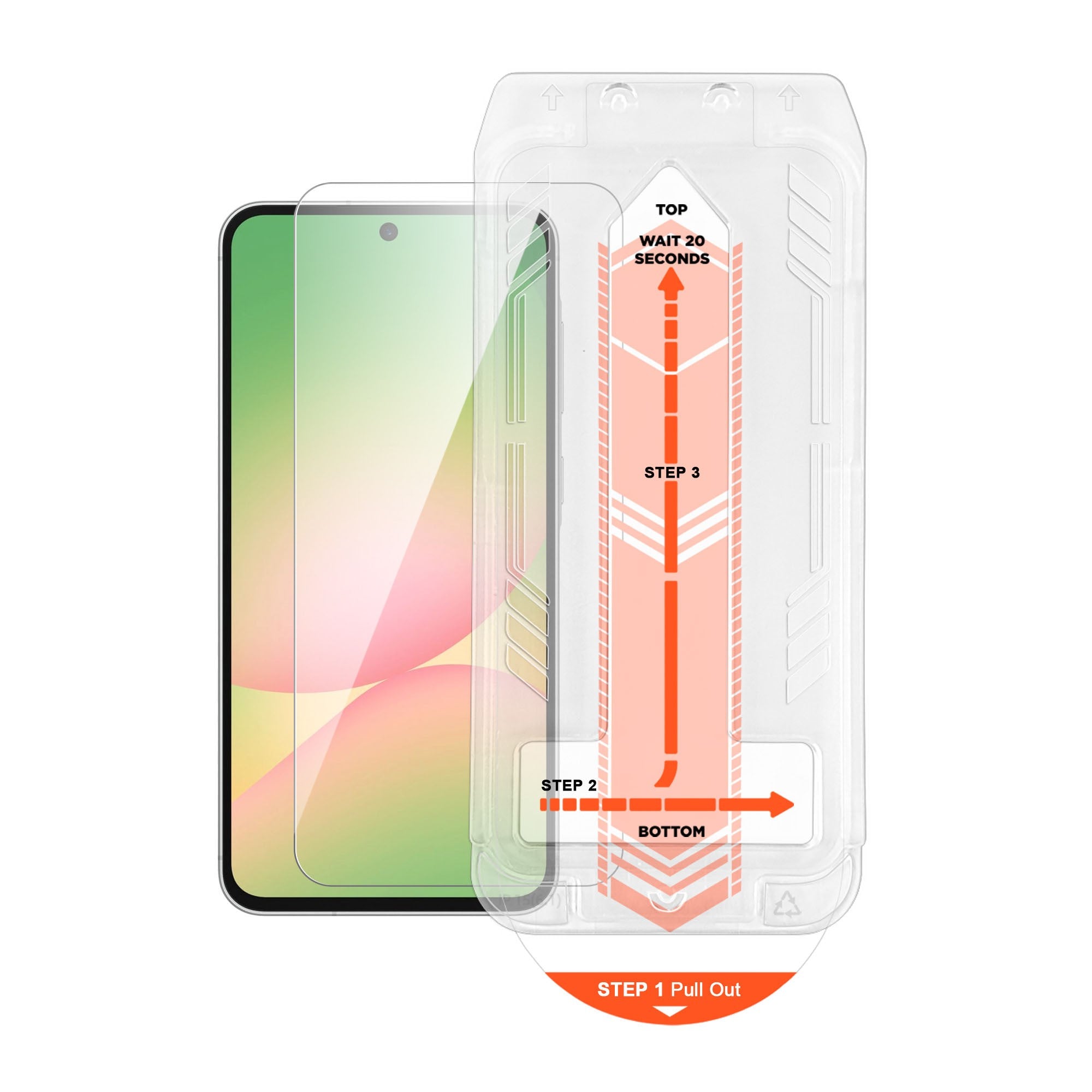 Samsung Galaxy A56 HyperGear Tempered Glass Screen Protector w/Installation Applicator Tray - 15-14378