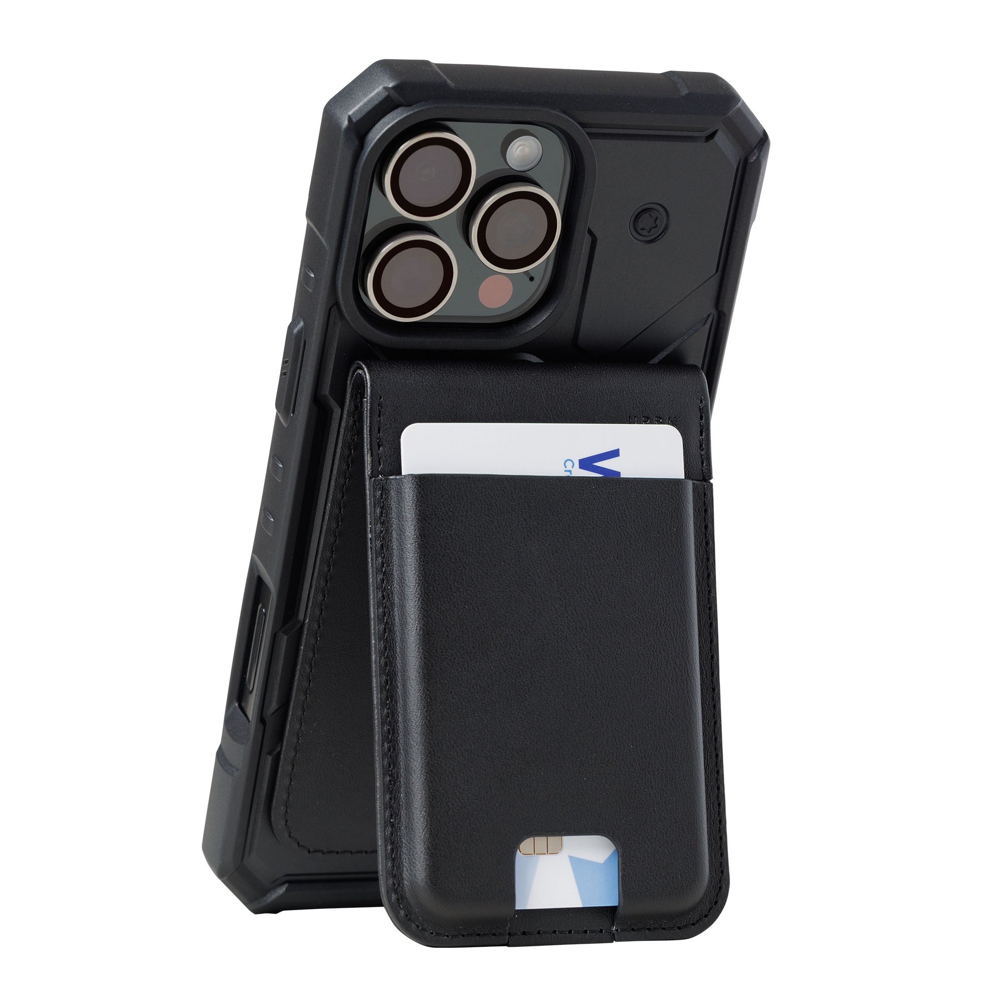 UAG Metropolis Vegan Leather MagSafe Wallet - Black - 15-14428