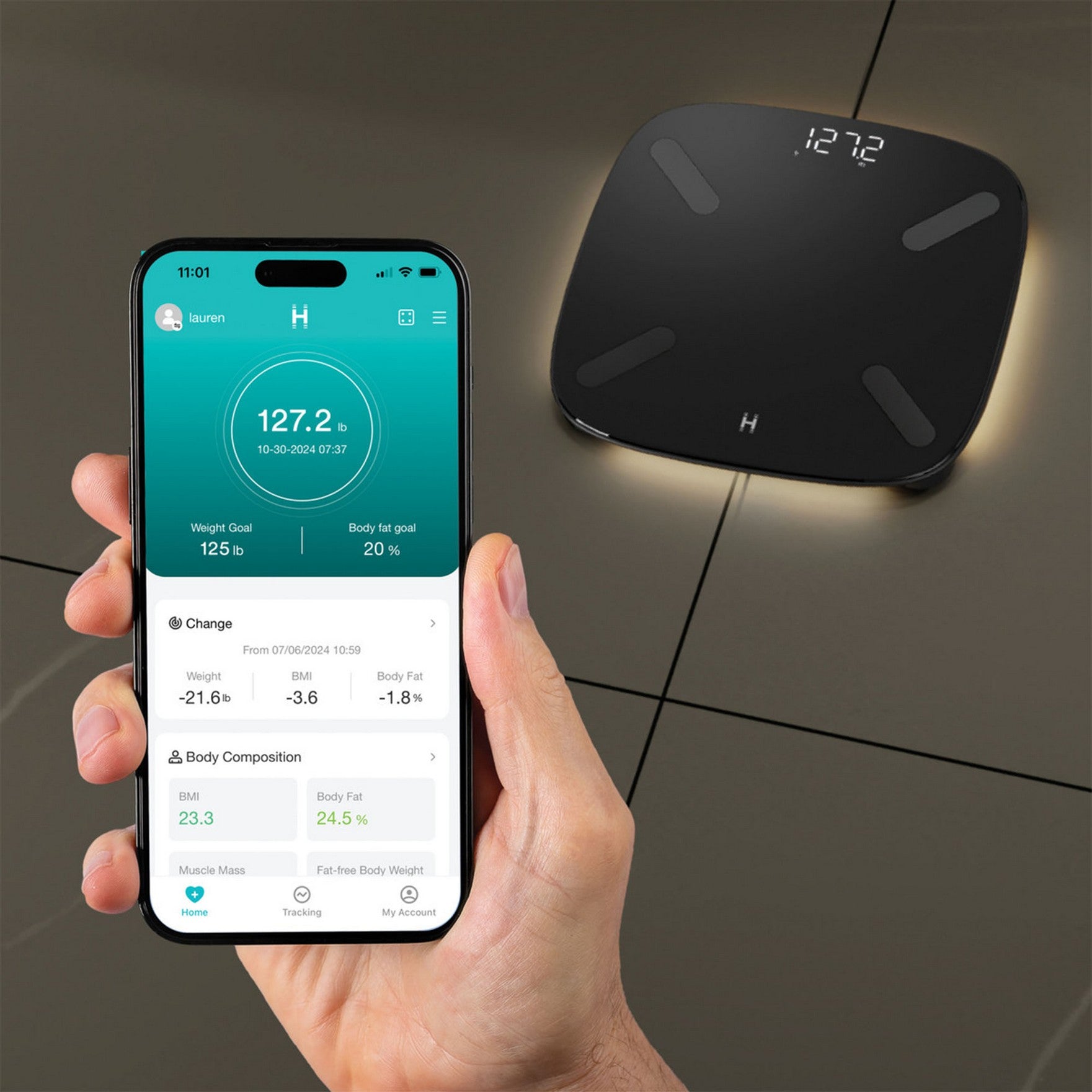 Homedics Body Glo Smart Composition Scale - 15-14432