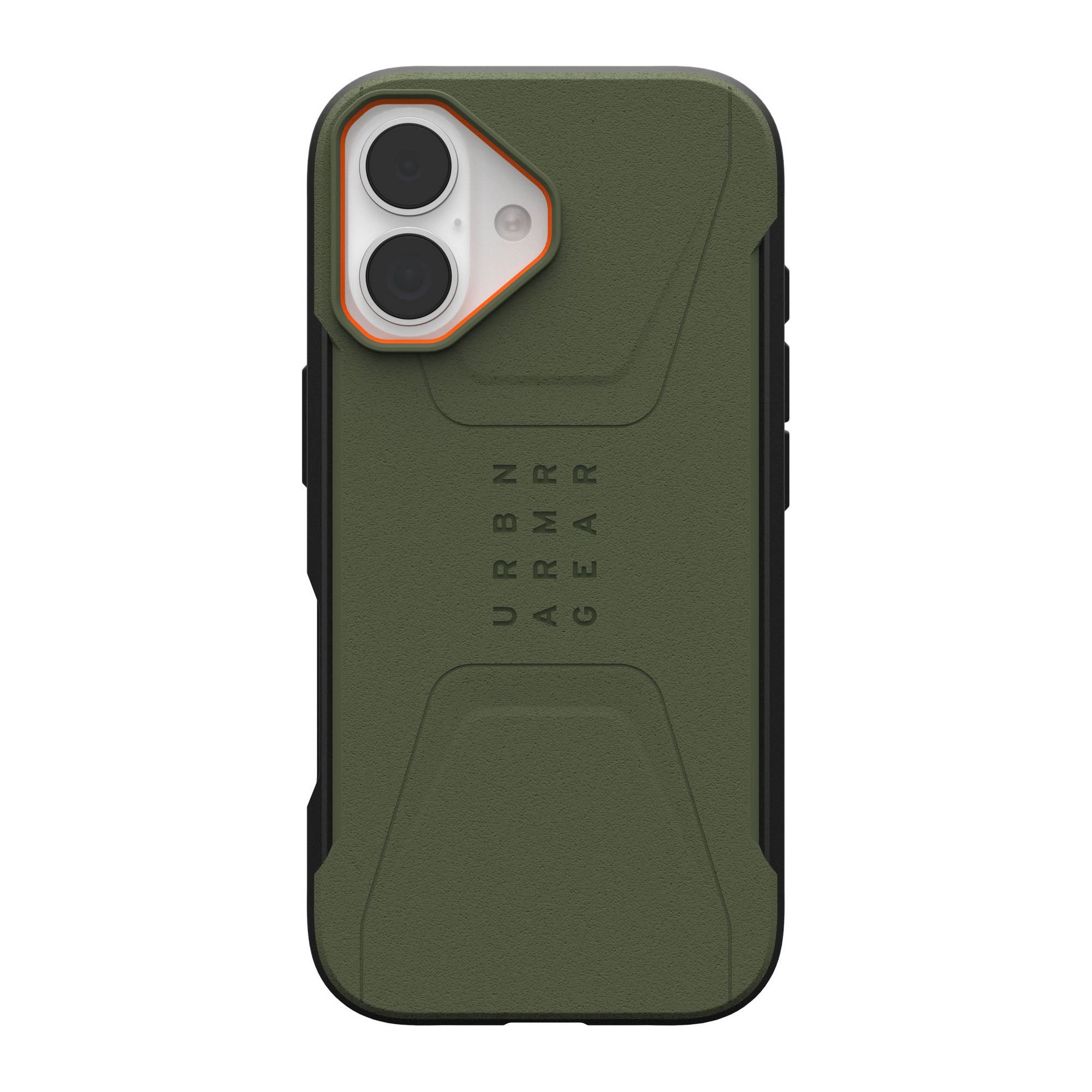 iPhone 17 UAG Civilian MagSafe Case - Olive/Orange - 15-14461