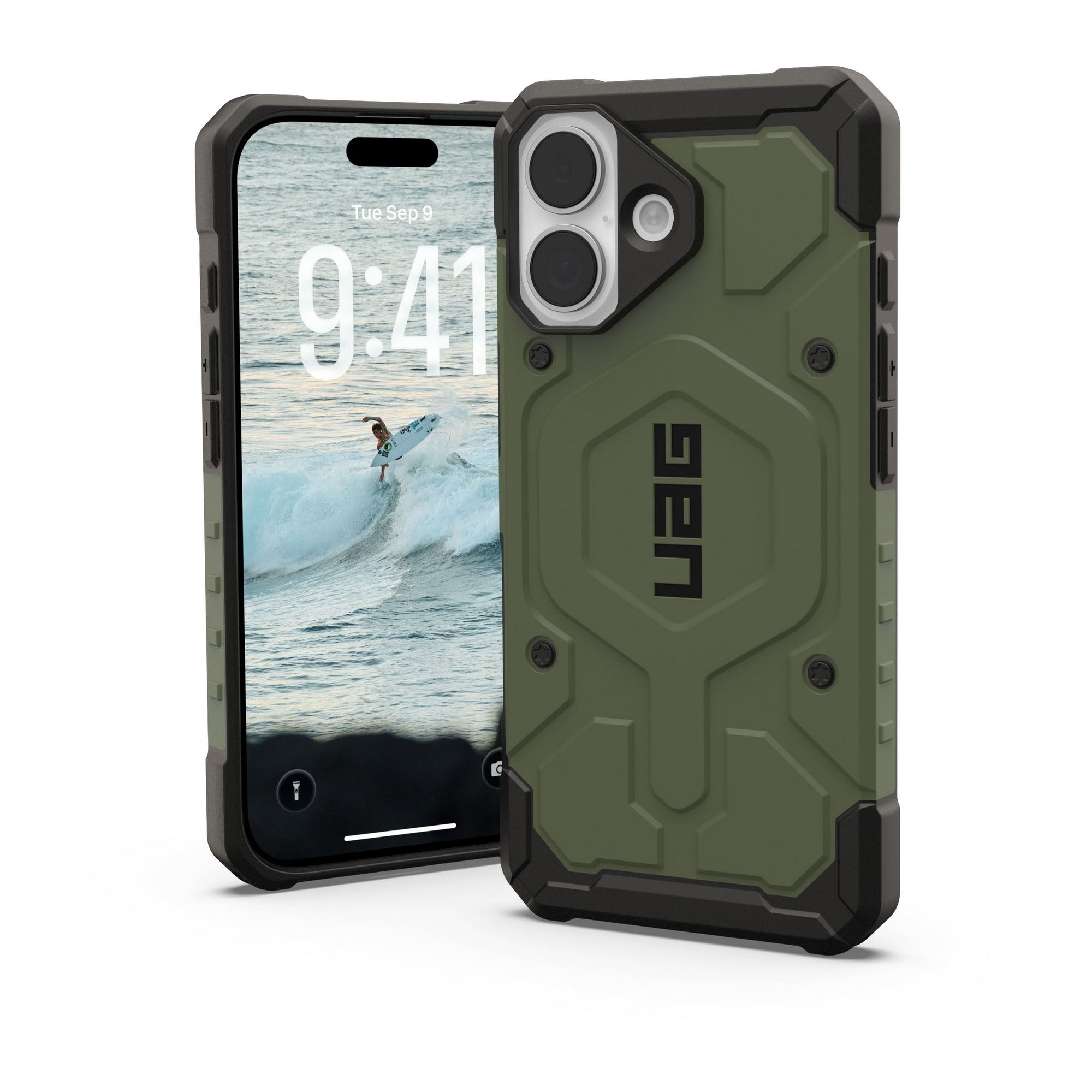 iPhone 17 UAG Pathfinder MagSafe Case - Olive - 15-14470
