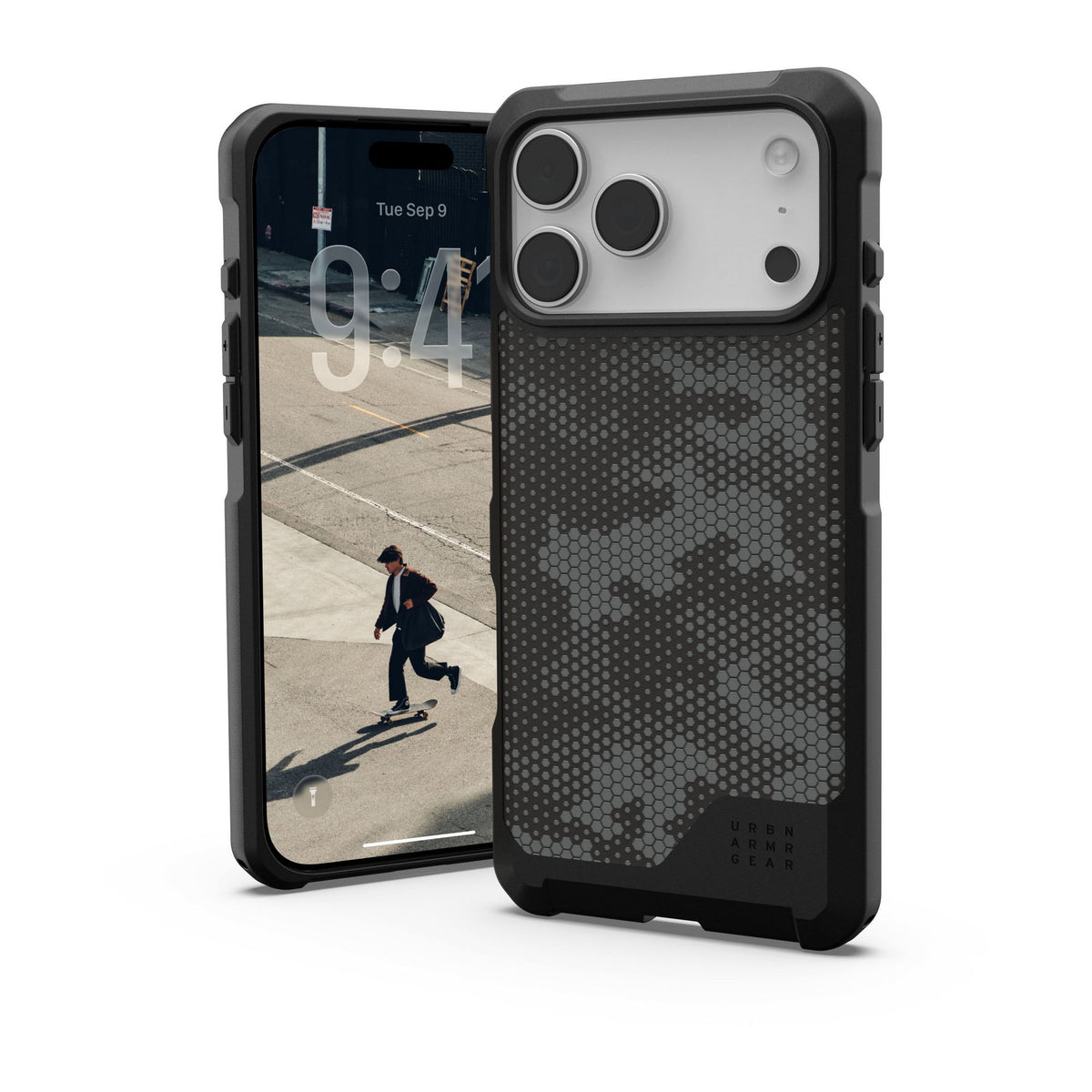 iPhone 18 Pro Max/17 Pro Max UAG Metropolis LT Magsafe Case - Micro Hex Camo Graphite - 15-14490