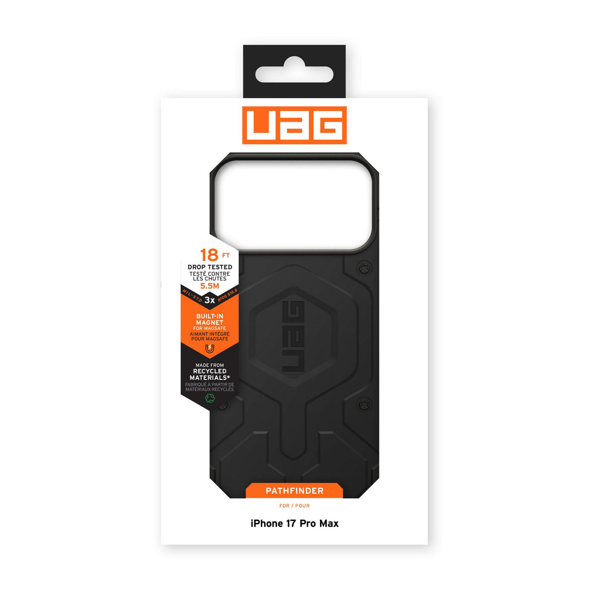 iPhone 18 Pro Max/17 Pro Max UAG Pathfinder MagSafe Case - Black - 15-14495