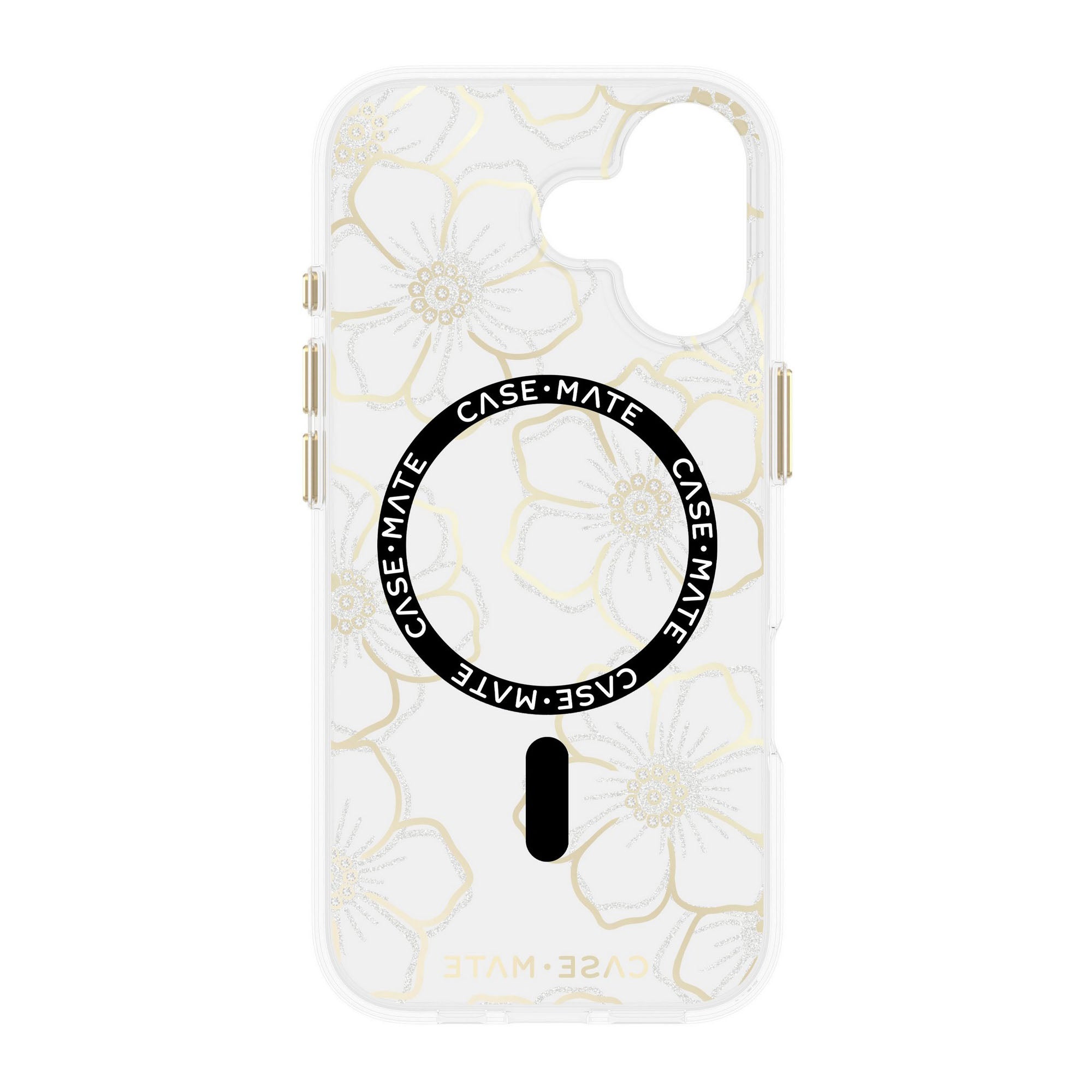 iPhone 17 Case-Mate Floral Gems MagSafe Case - Gold - 15-14564